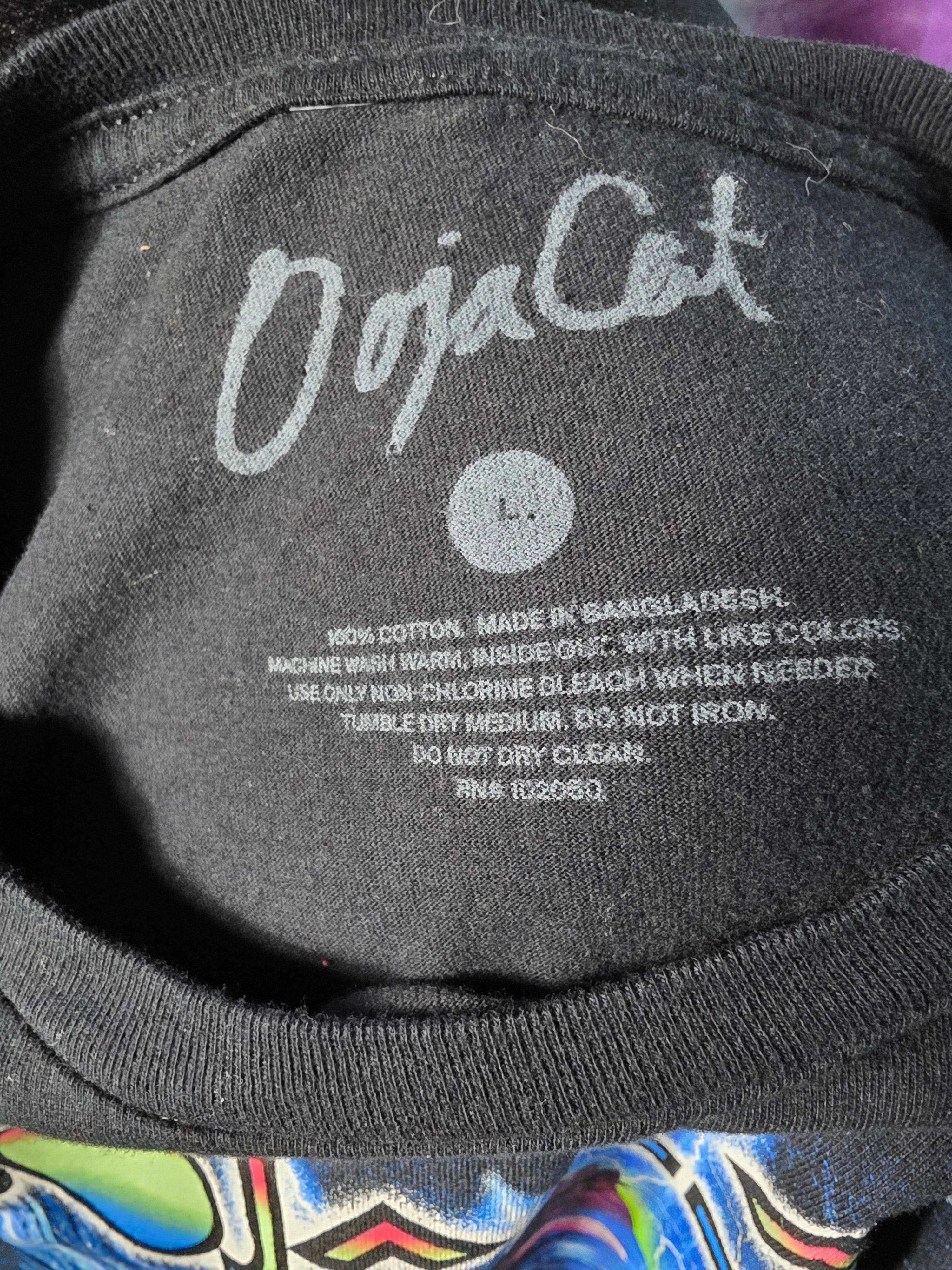 Doja Cat Planet Her Tour T-Shirt Black Graphic Tee L