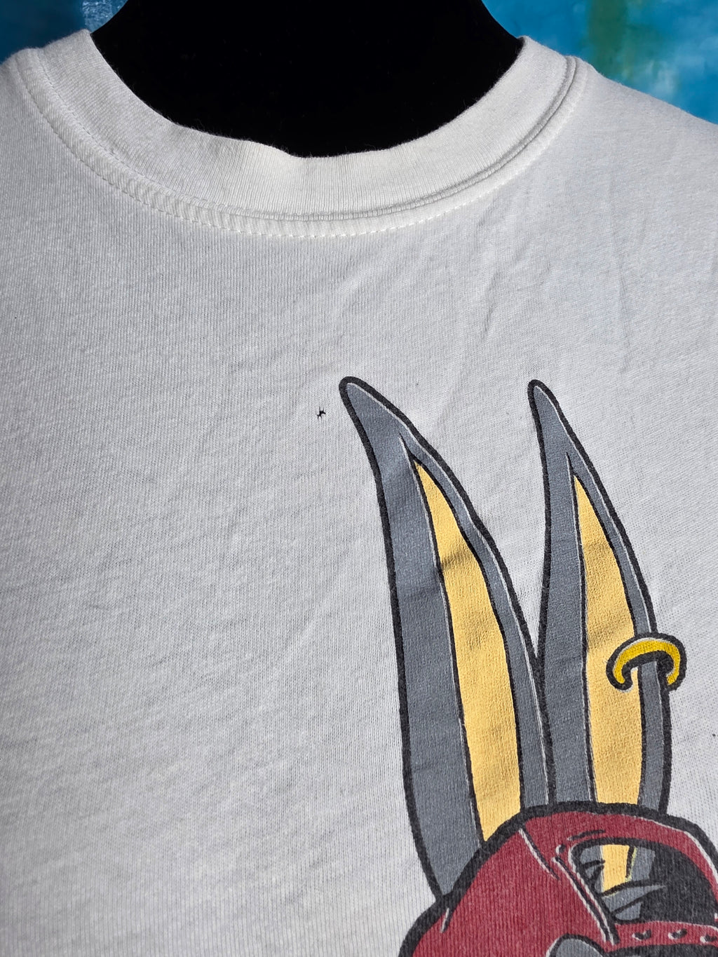Y2K Vintage Looney Tunes Bugs & Taz Hip Hop Double Sided Tee L
