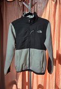 The North Face Denali Fleece Jacket Women's Medium Cream & Charcoal