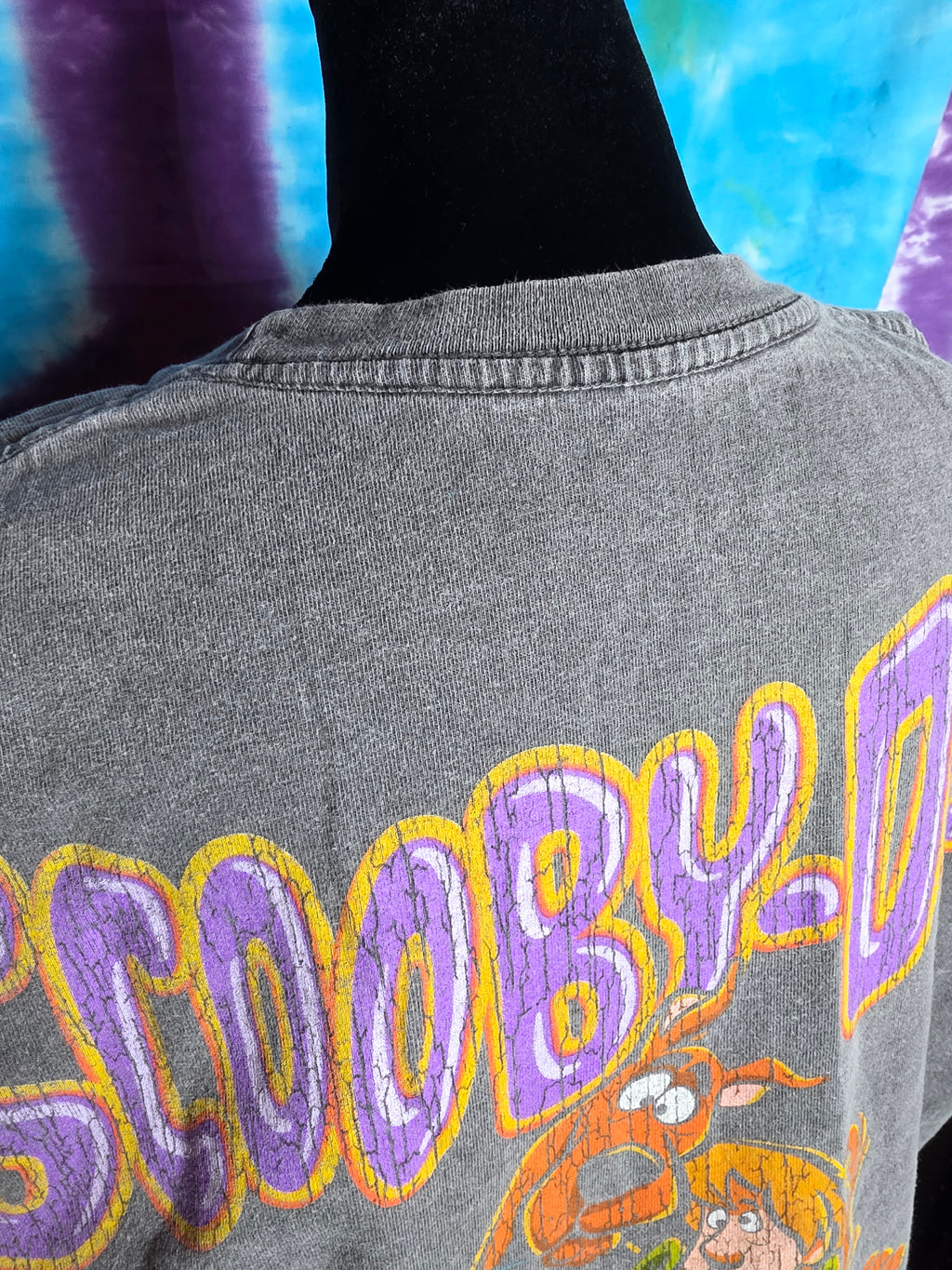 Scooby-Doo Phantom Shadow Lost Enterprises Graphic Tee Small Gray
