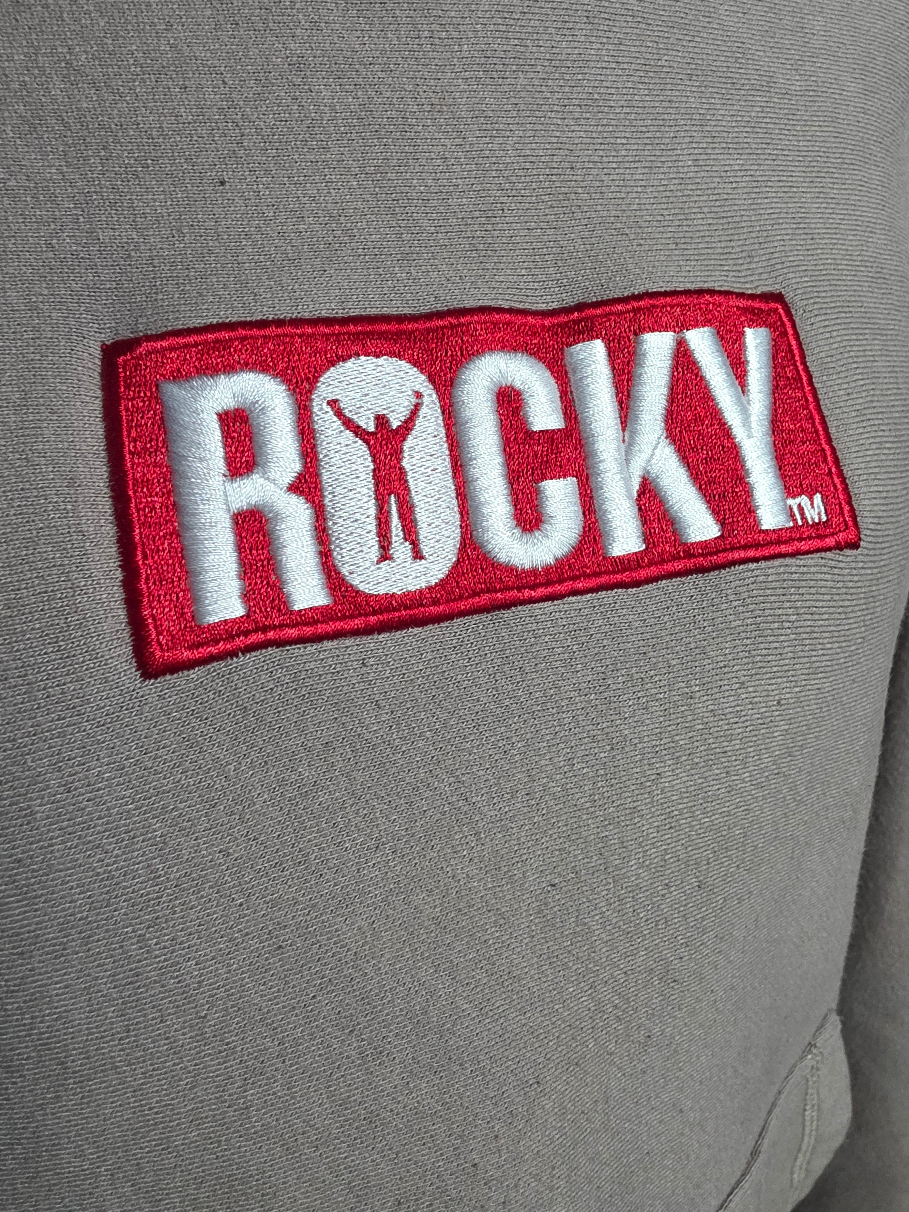 Rocky Balboa Ivan Drago Graphic Hoodie Tan 21x24 Fits M/L