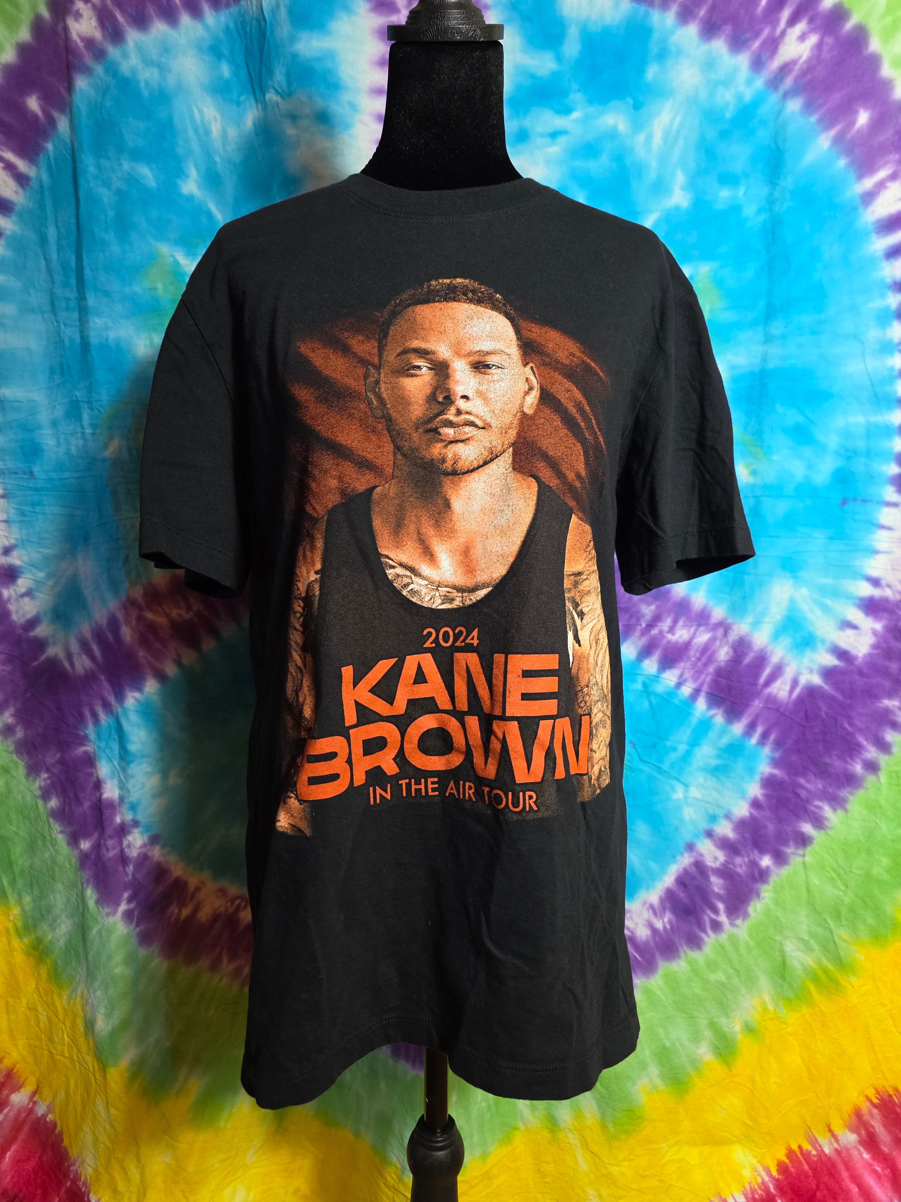 Kane Brown 2024 In The Air Tour Concert T-Shirt Medium