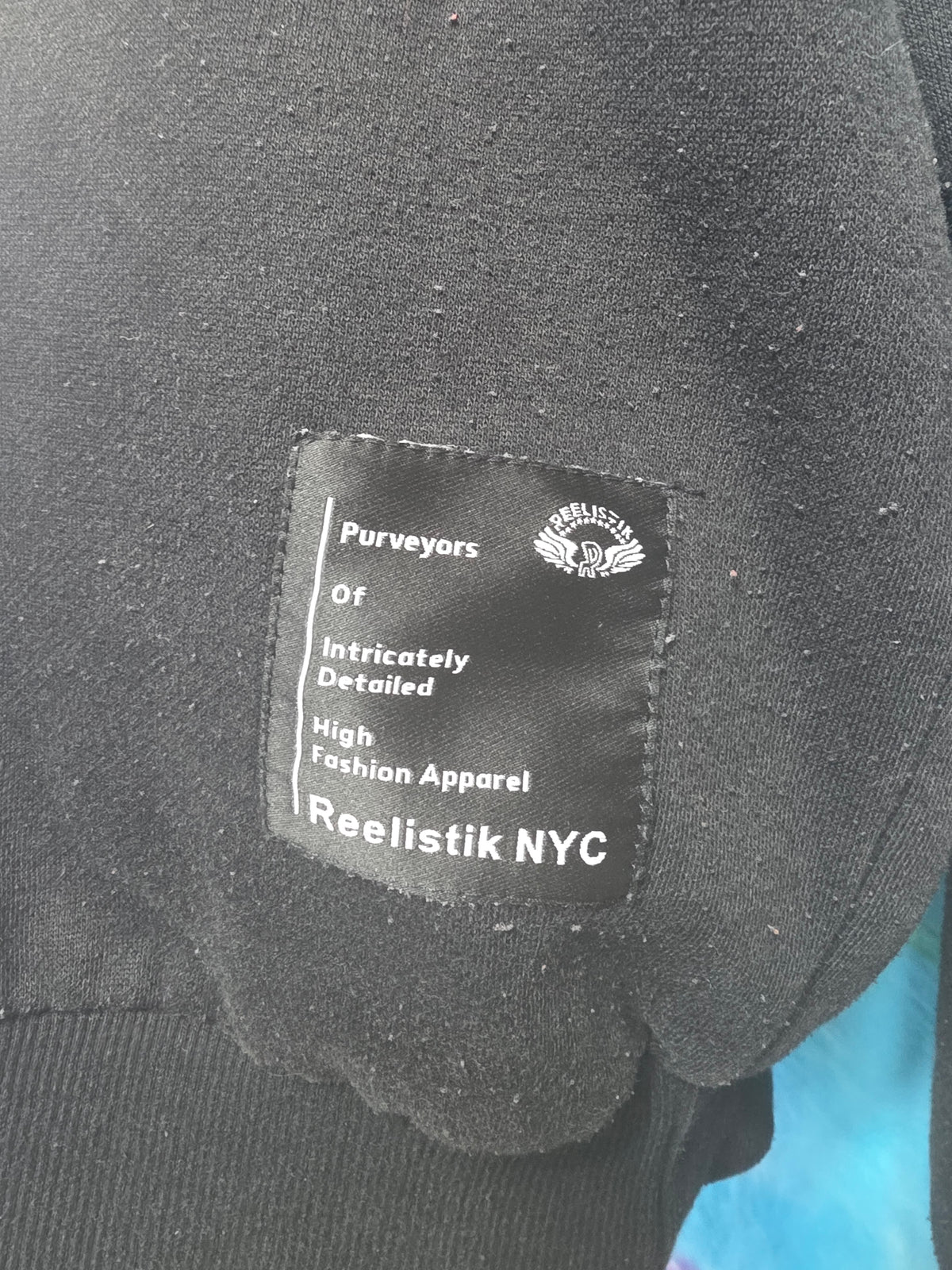 Reelistik NYC Bart Simpson Drip Hoodie Mens Medium Trippy Streetwear