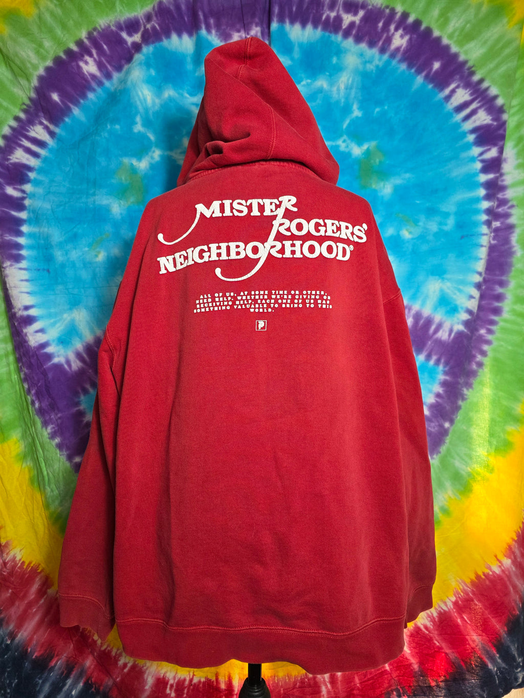 Primitive Skateboarding Mister Rogers Hoodie Red XL