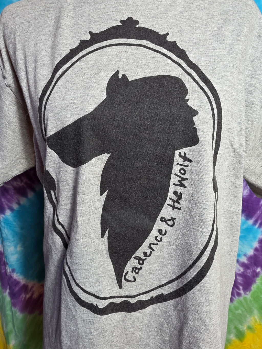 Vintage Jerzees Cadence & The Wolf Rock Band T-Shirt M