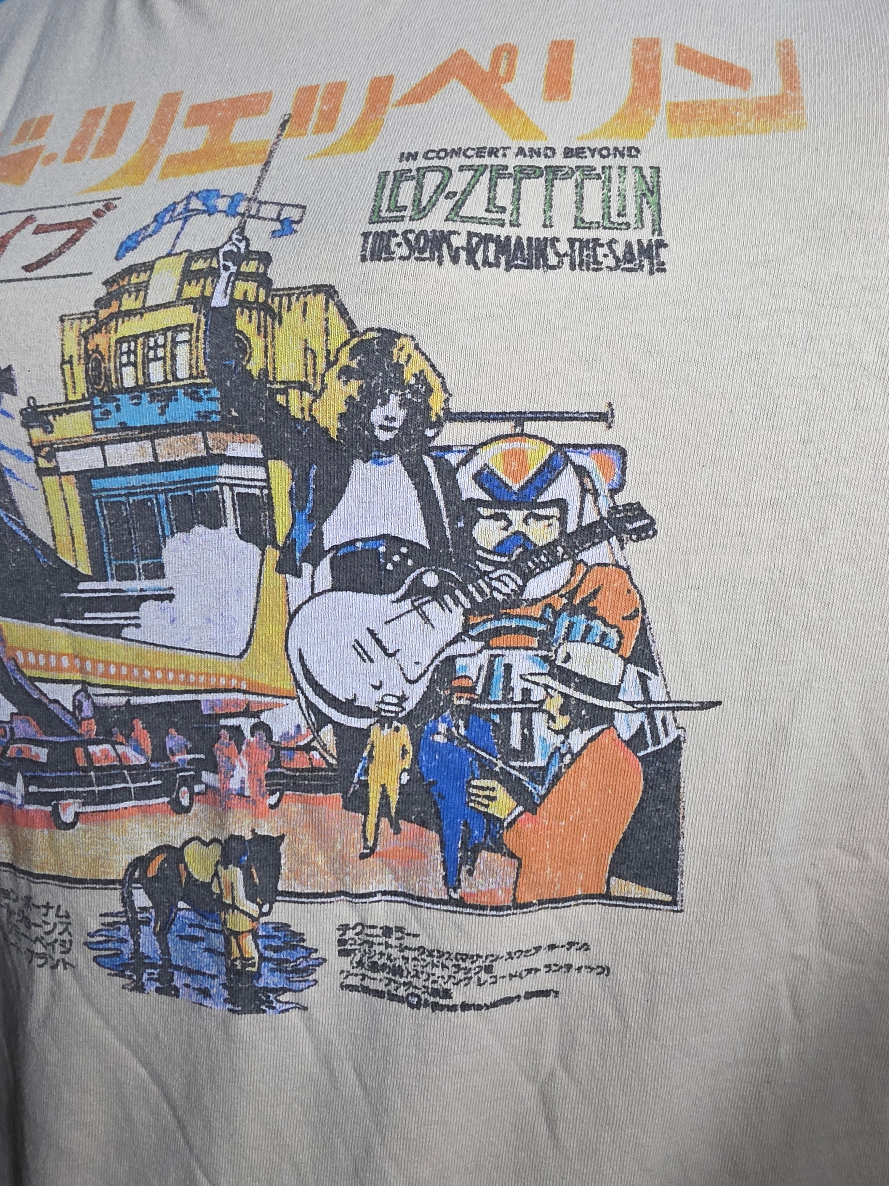 Led Zeppelin The Song Remains The Same Japanese Poster Tee