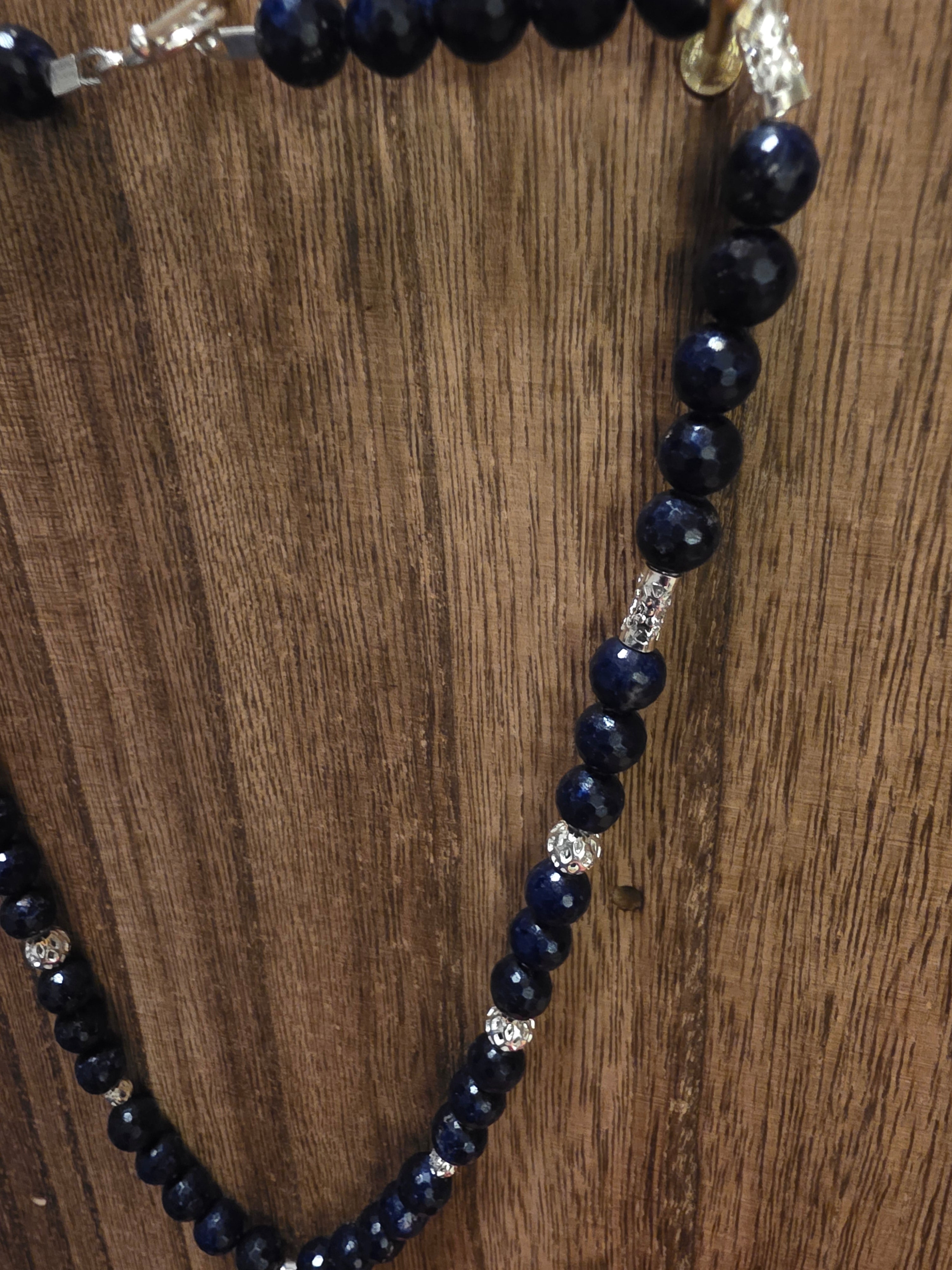 18" Natural Lapis Lazuli Necklace