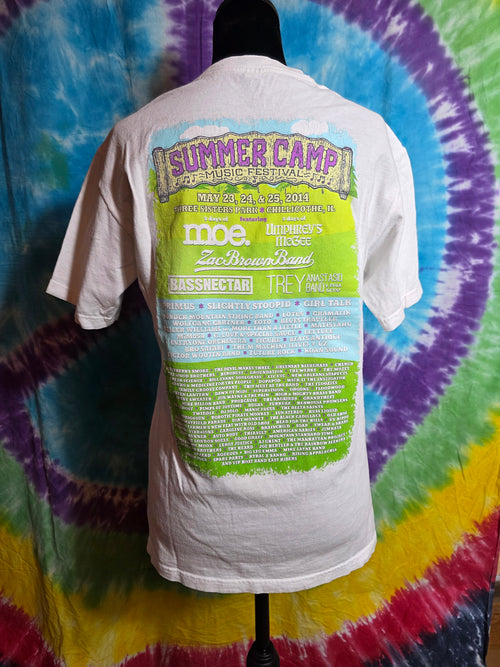 2014 Summer Camp Music Festival Shirt Size L Moe Primus Umphreys