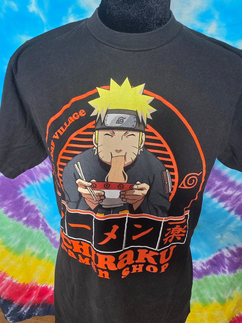 Naruto Shippuden Ichiraku Ramen Shop Black T-Shirt S