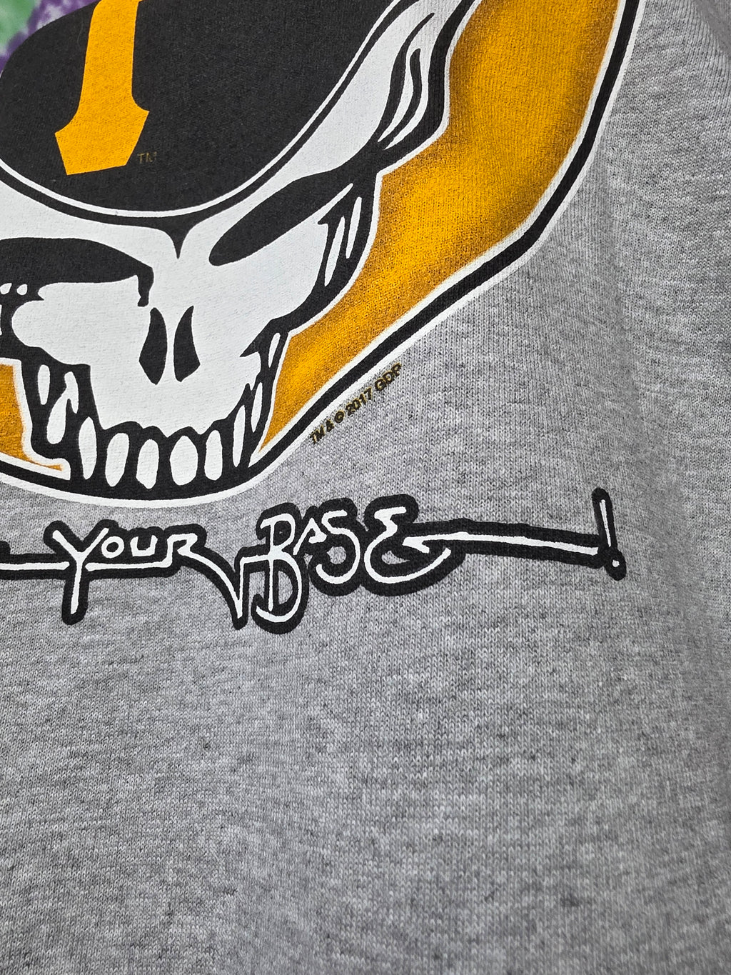 Grateful Dead Pittsburgh Pirates Liquid Blue Shirt L