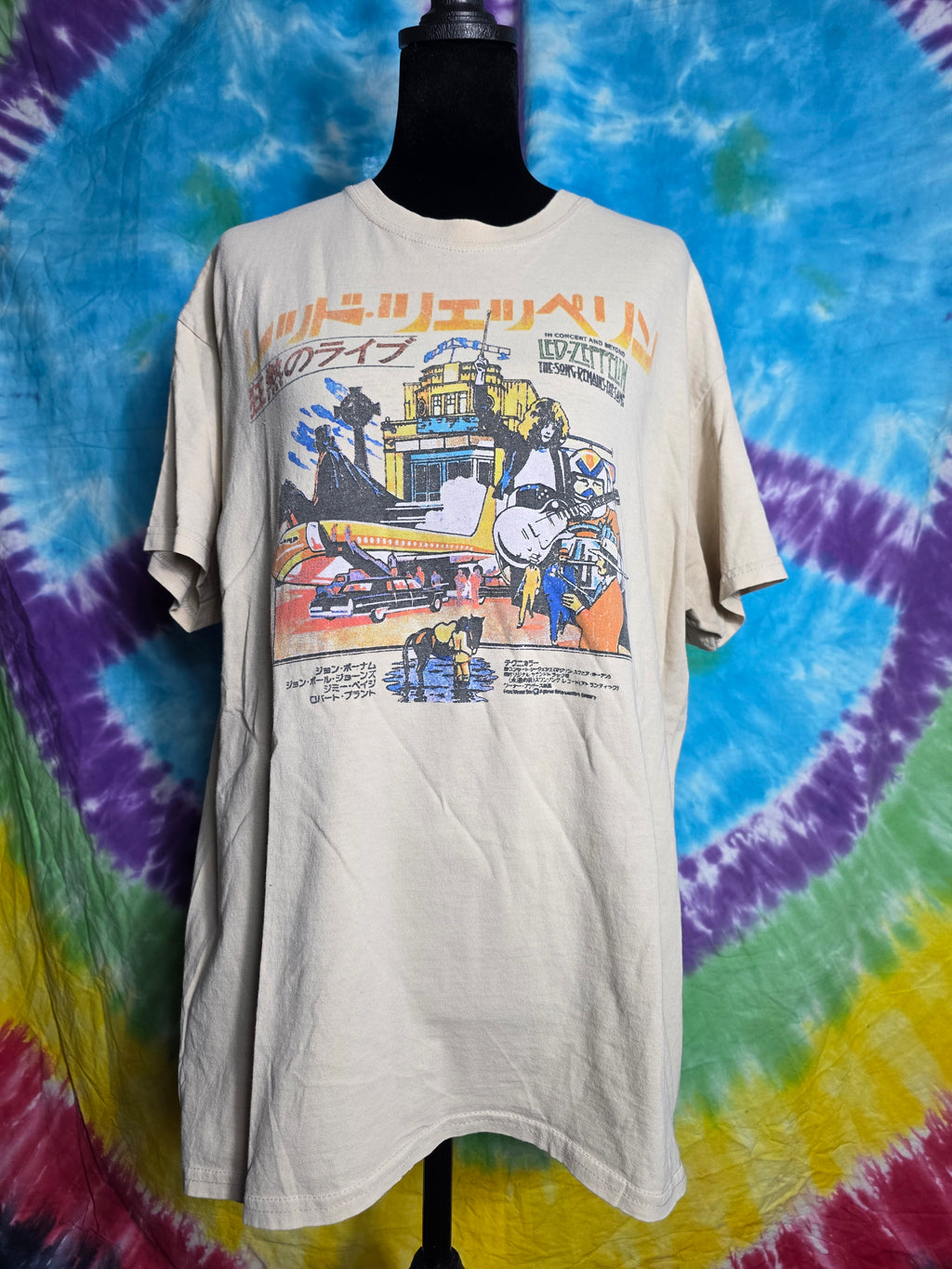 Led Zeppelin The Song Remains The Same Japanese Poster Tee