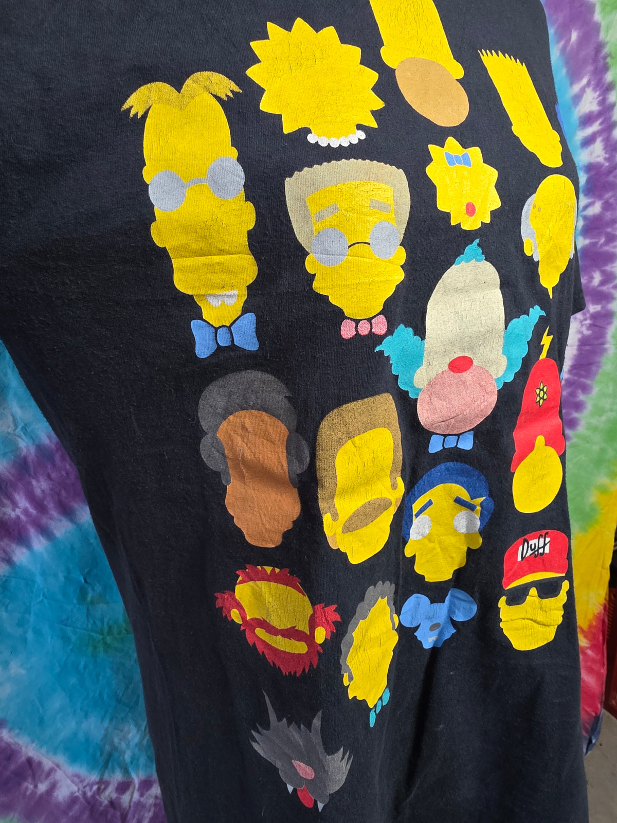 The Simpsons Character Minimalist Tee Size M