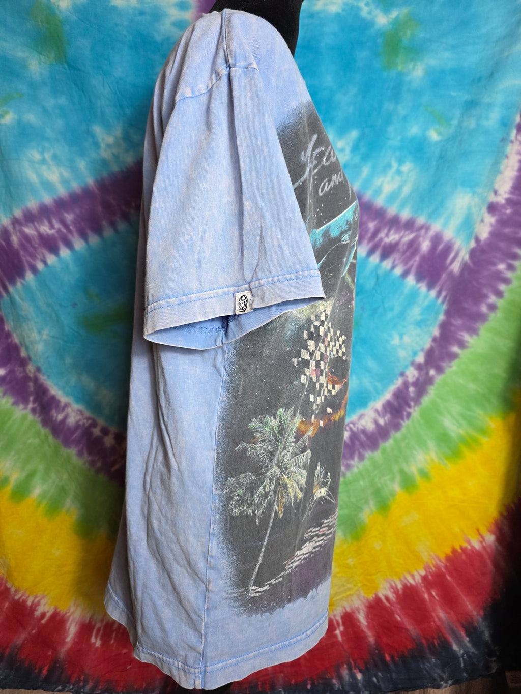 Billionaire Boys Club Heart & Mind Knit Tee S Blue Mist