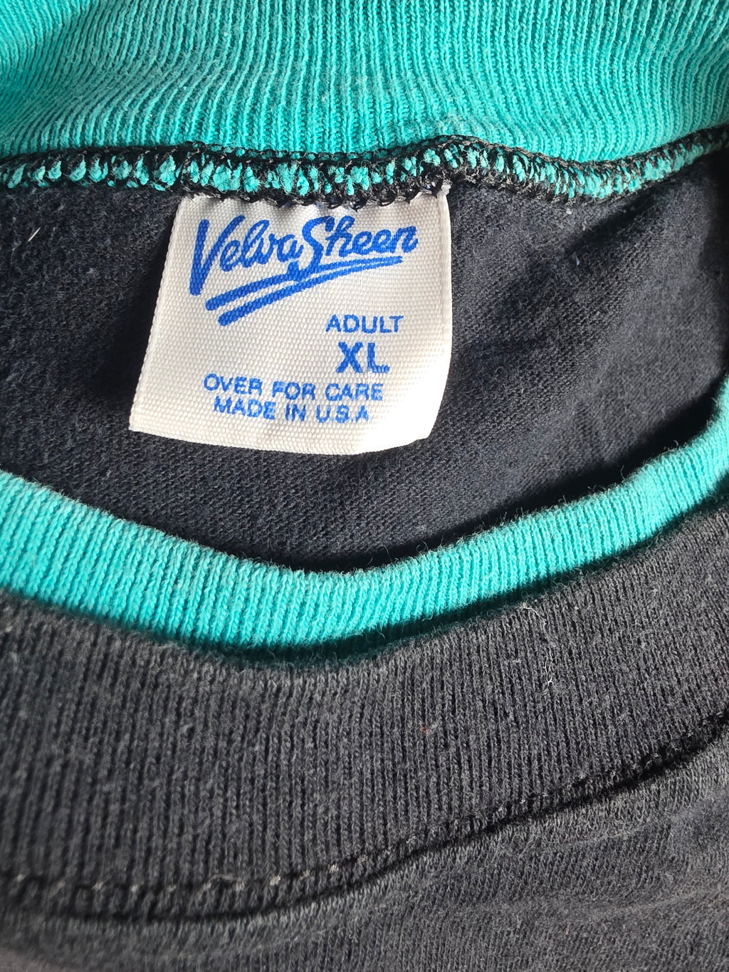 Vtg 90s Velva Sheen Mickey Presents Illinois T Shirt XL