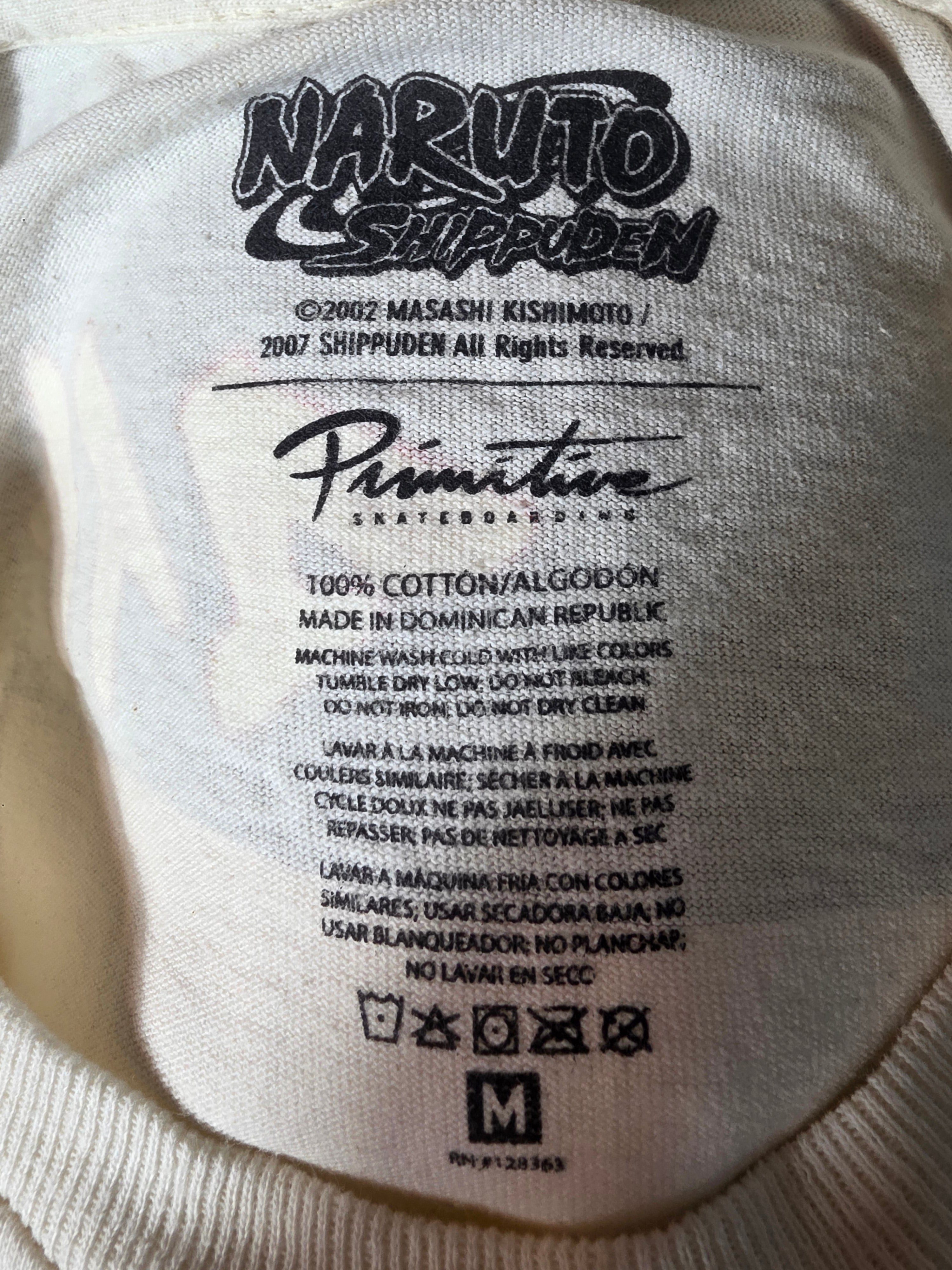 Primitive x Naruto Shippuden Might Guy Graphic Tee Size M