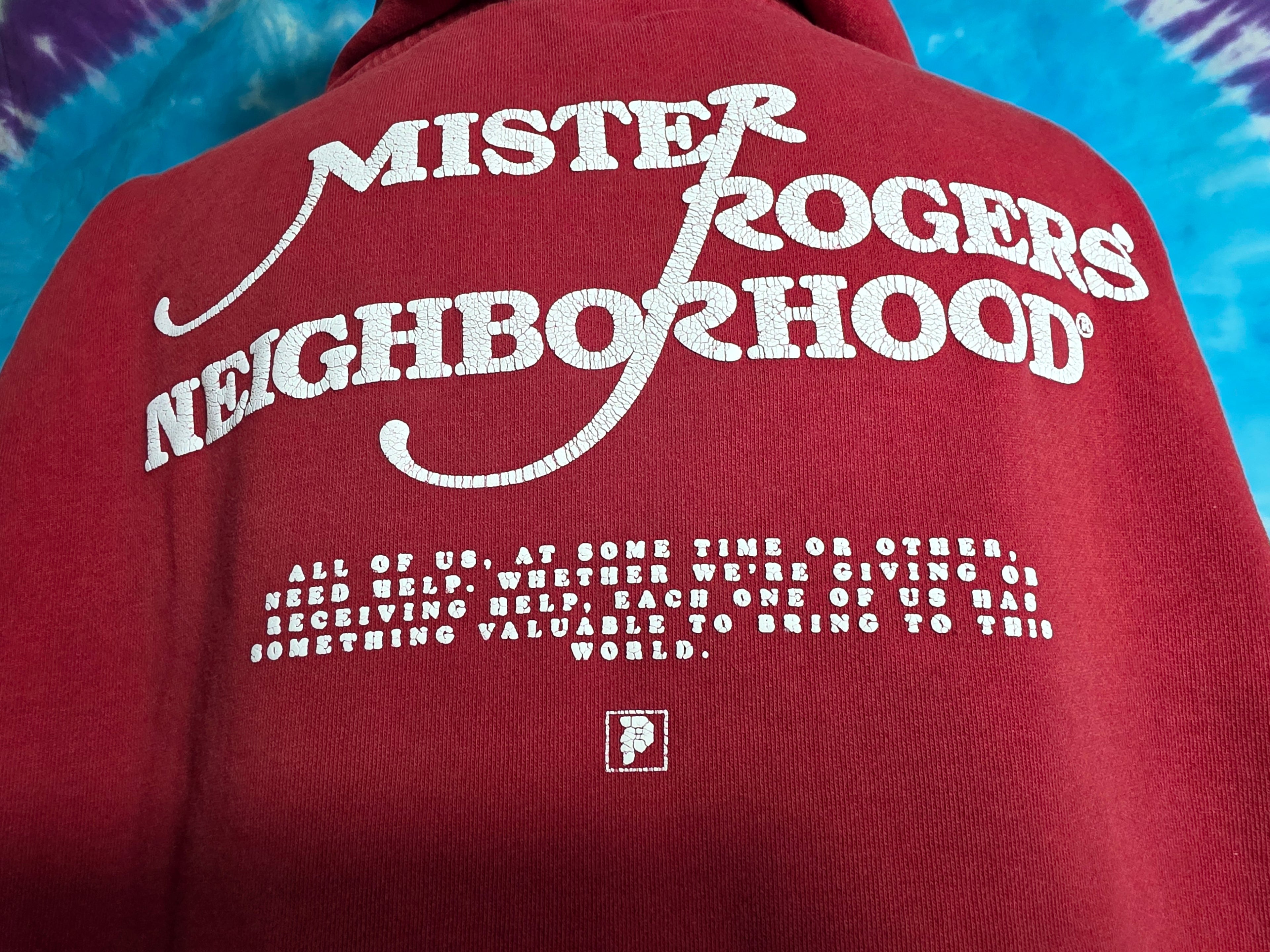 Primitive Skateboarding Mister Rogers Hoodie Red XL