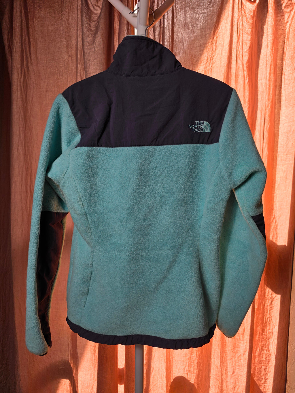 The North Face Denali Fleece Mint Green Charcoal Wms XS