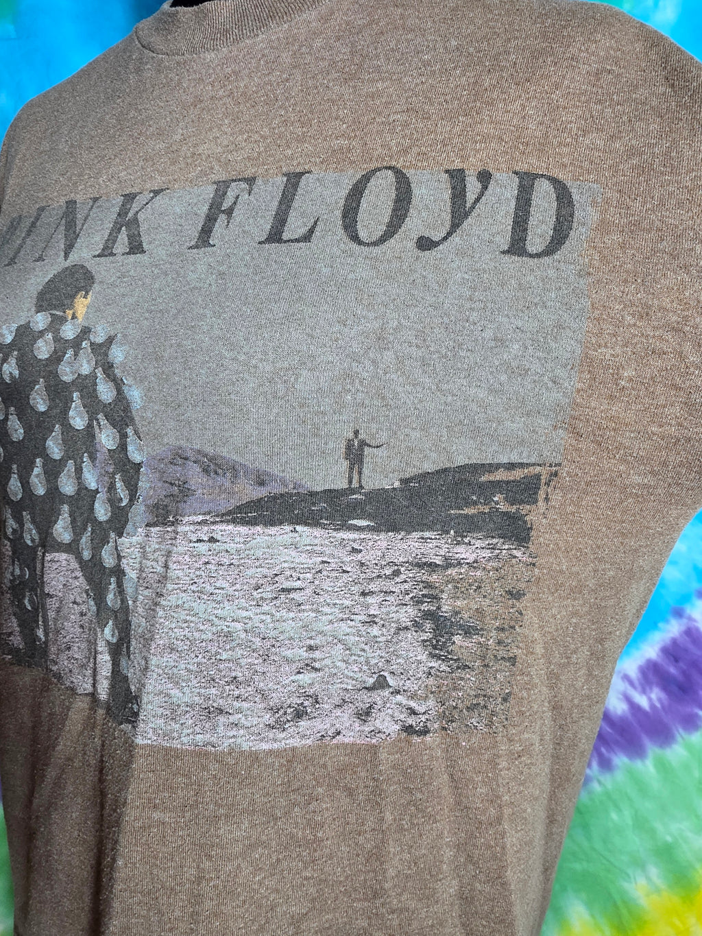 Pink Floyd Delicate Sound of Thunder Graphic Tee Brown M