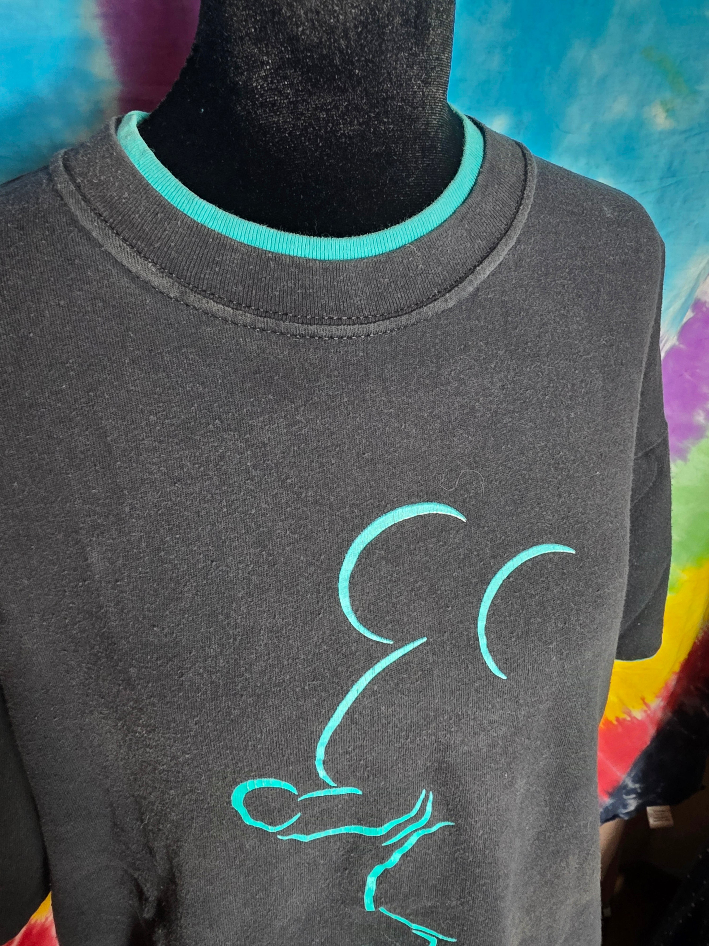 Vtg 90s Velva Sheen Mickey Presents Illinois T Shirt XL