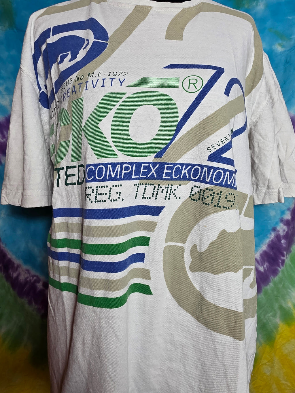 Vintage Y2K Ecko Unltd Complex Eckonomics Graphic Tee XL