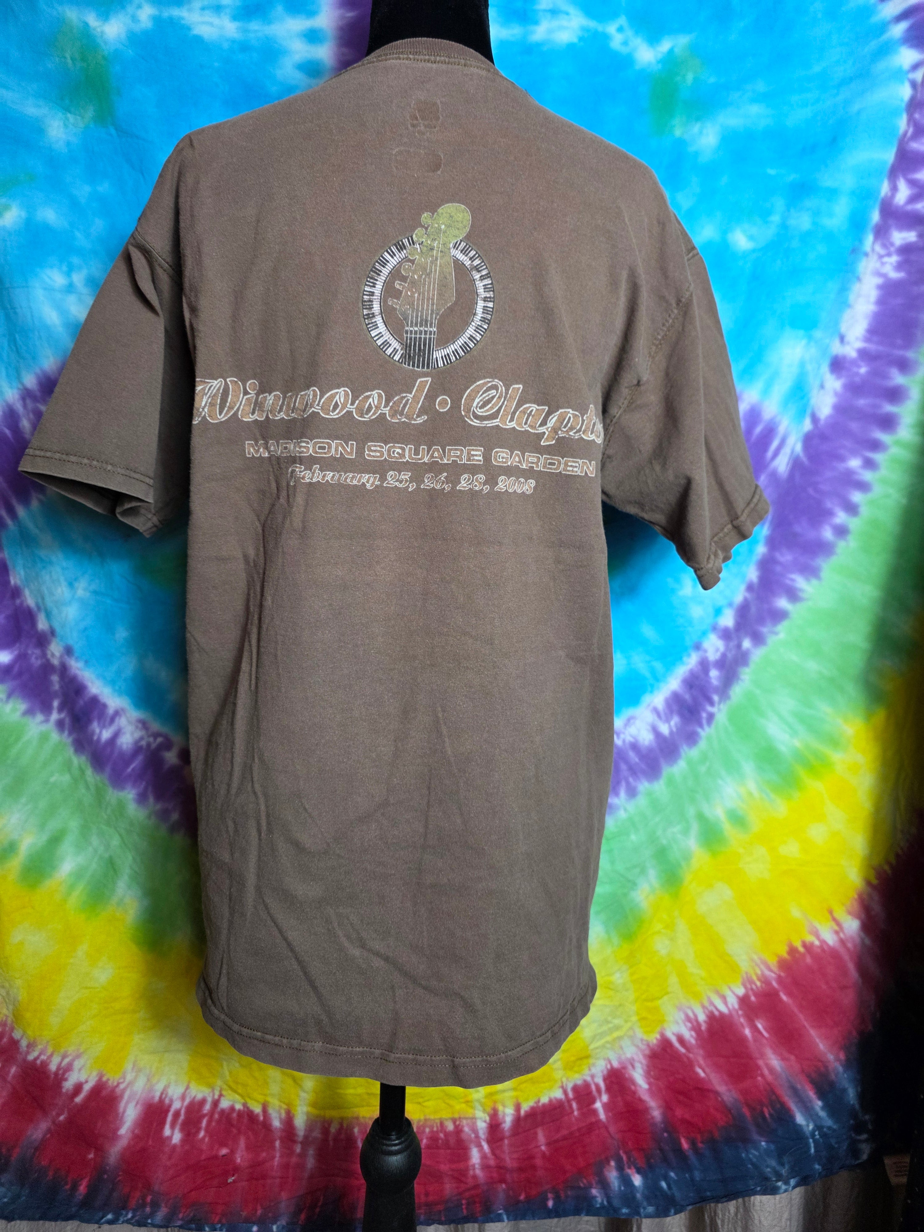 Winwood Clapton 2008 Madison Square Garden Shirt M