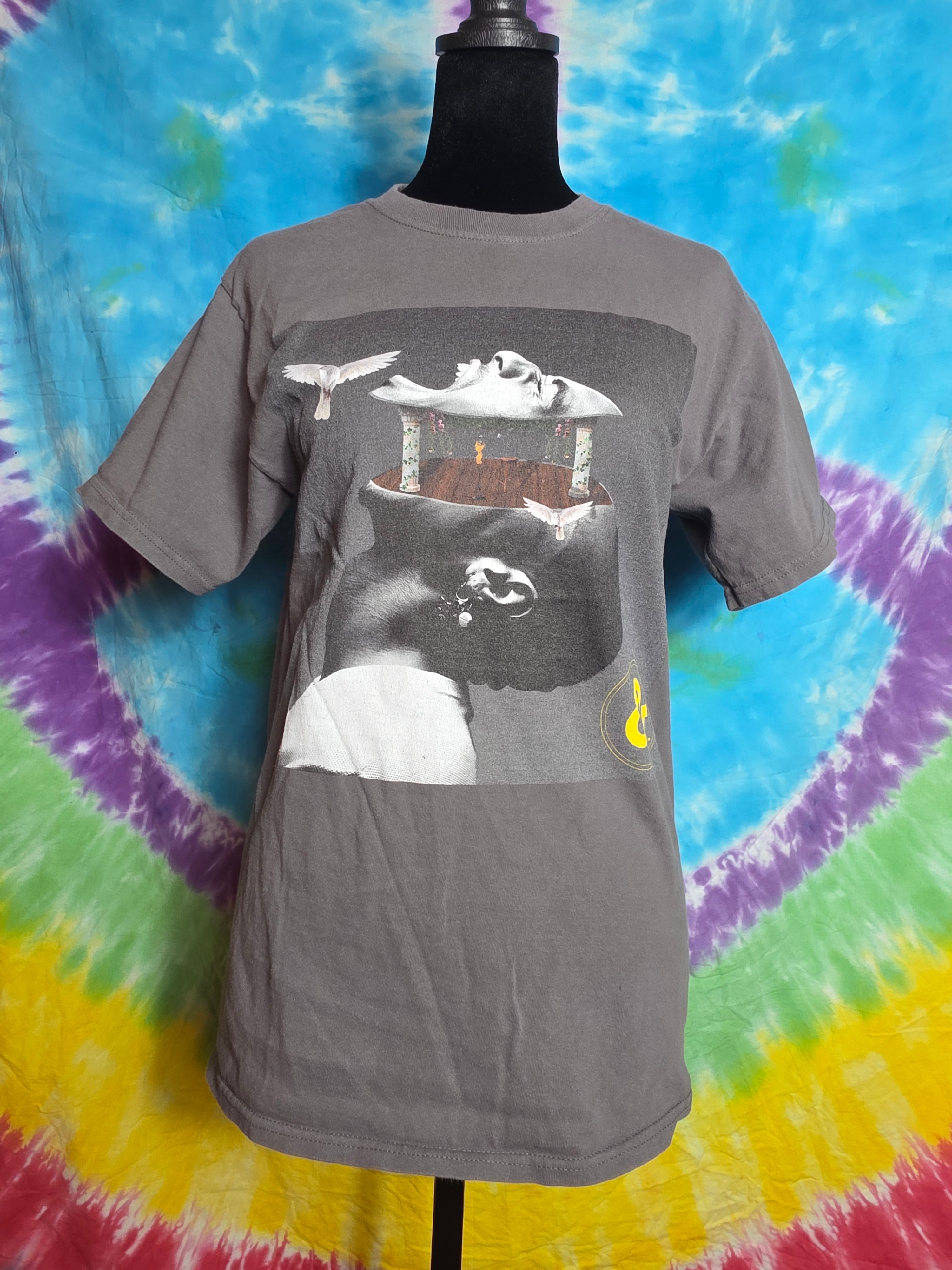 Port & Company Durand Bernarr Tour Graphic Tee Gray Small