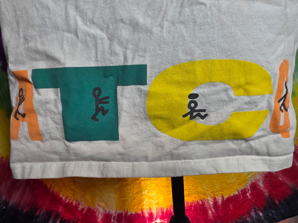 A Tribe Called Quest ATCQ Graphic T-Shirt White Sz Small