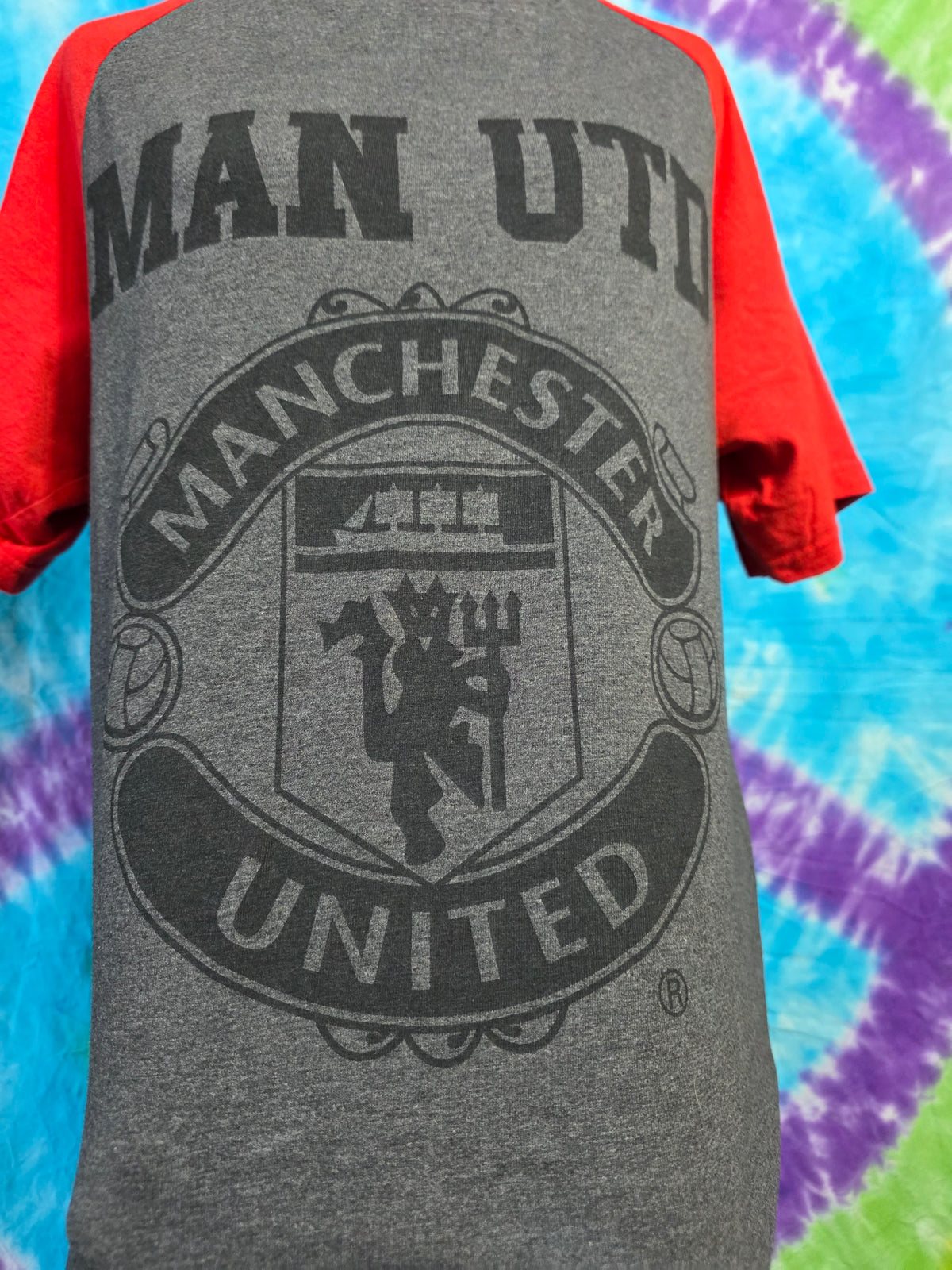 Vintage 1997 Manchester United Raglan Soccer Shirt