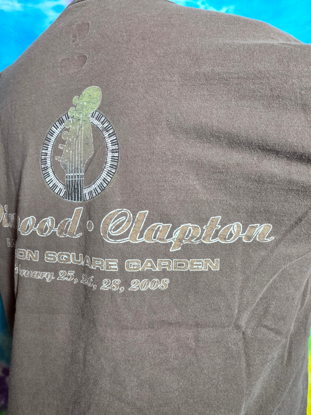 Winwood Clapton 2008 Madison Square Garden Shirt M