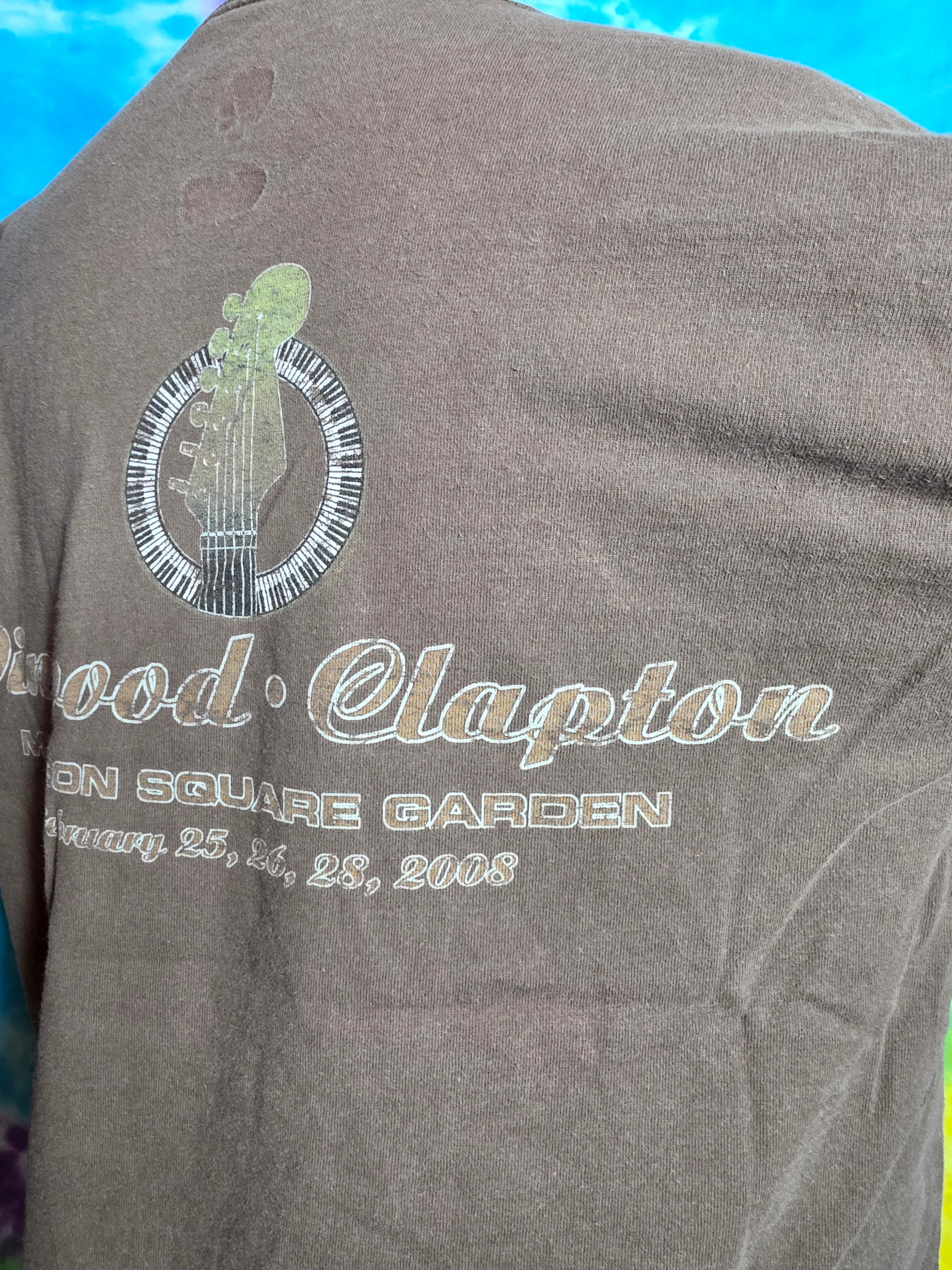 Winwood Clapton 2008 Madison Square Garden Shirt M
