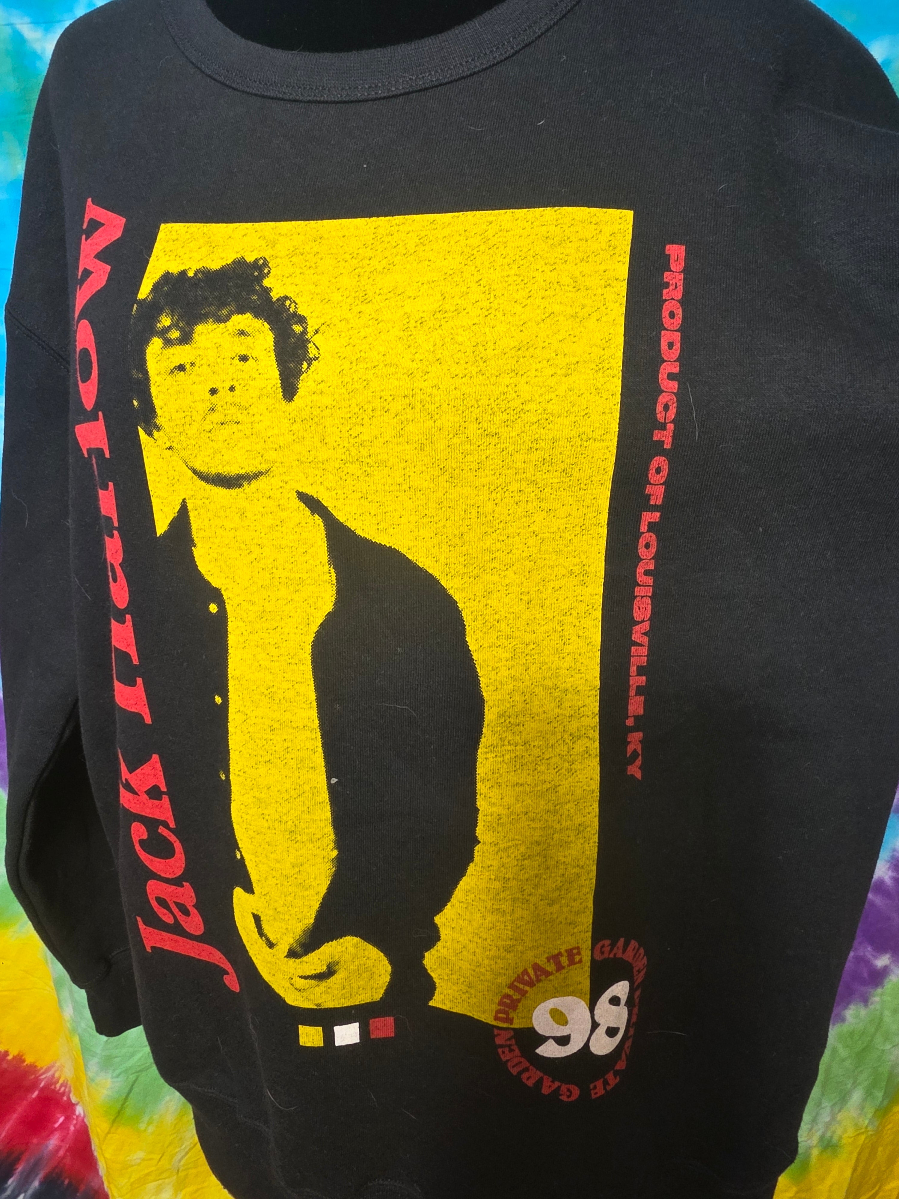 Jack Harlow Private Garden Crewneck Sweatshirt Black Gildan Large
