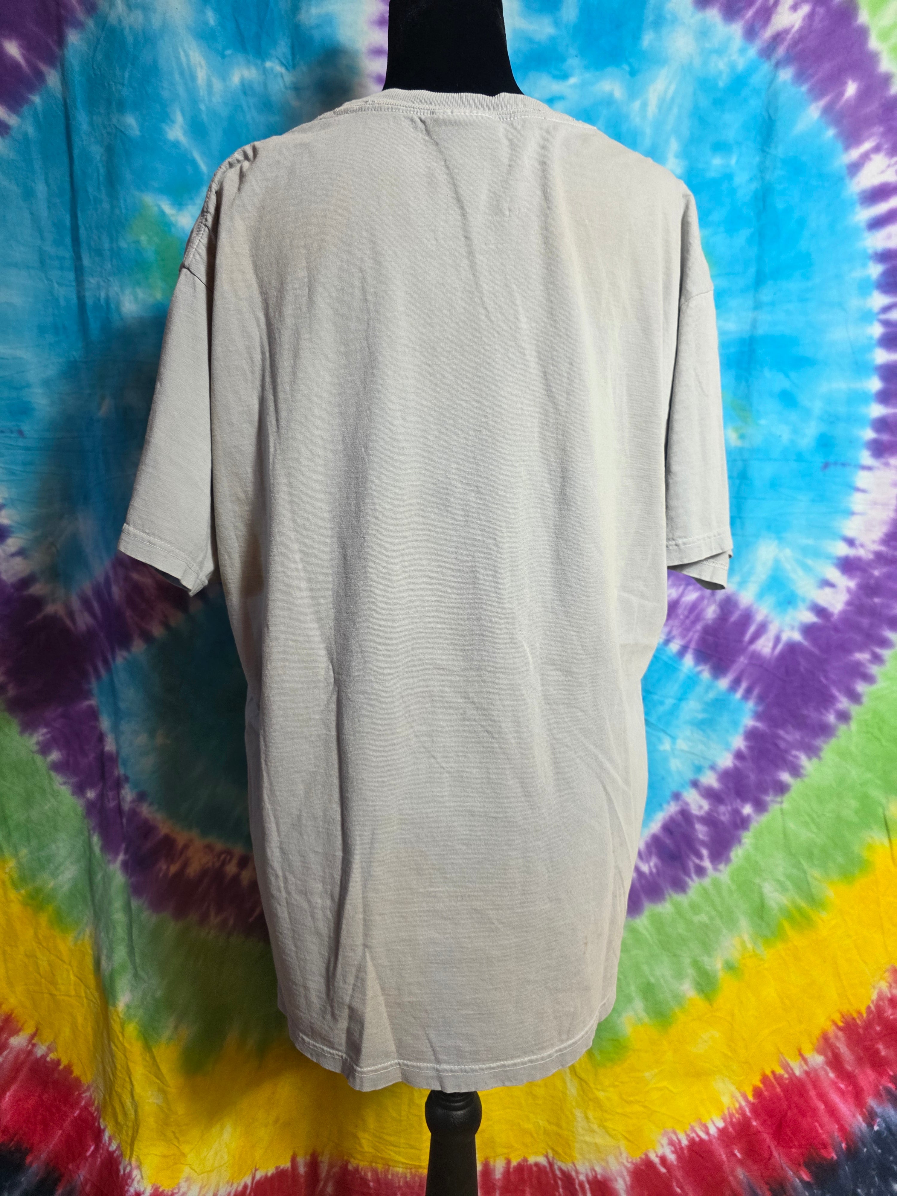 Grateful Dead Keep Tahoe Blue Stealie Gray Shirt L