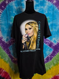 Carrie Underwood 2016 Storyteller Tour Tee L Black Glitter