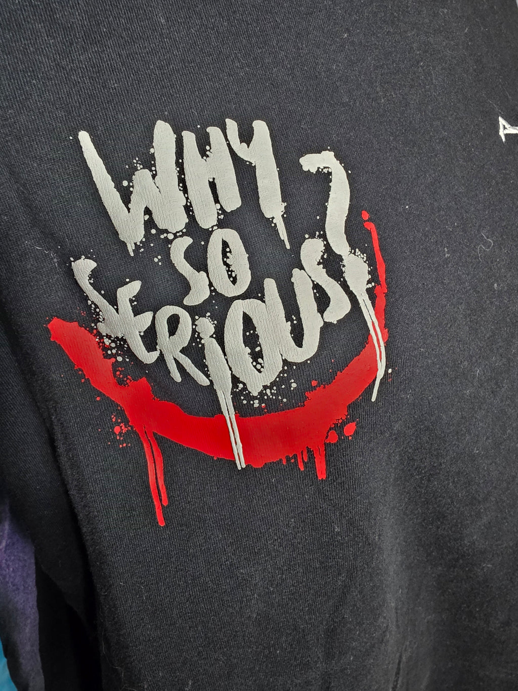 The Dark Knight Joker Shoe Palace Shirt Size SM Why So Serious