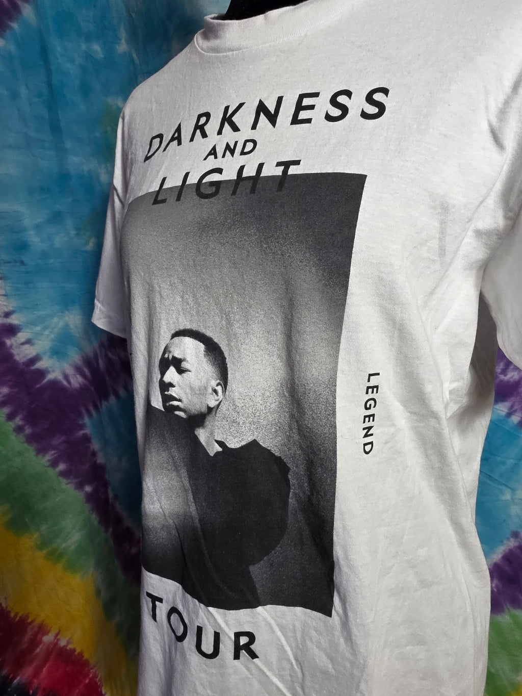 John Legend 2017 Darkness & Light Tour Shirt Medium USA