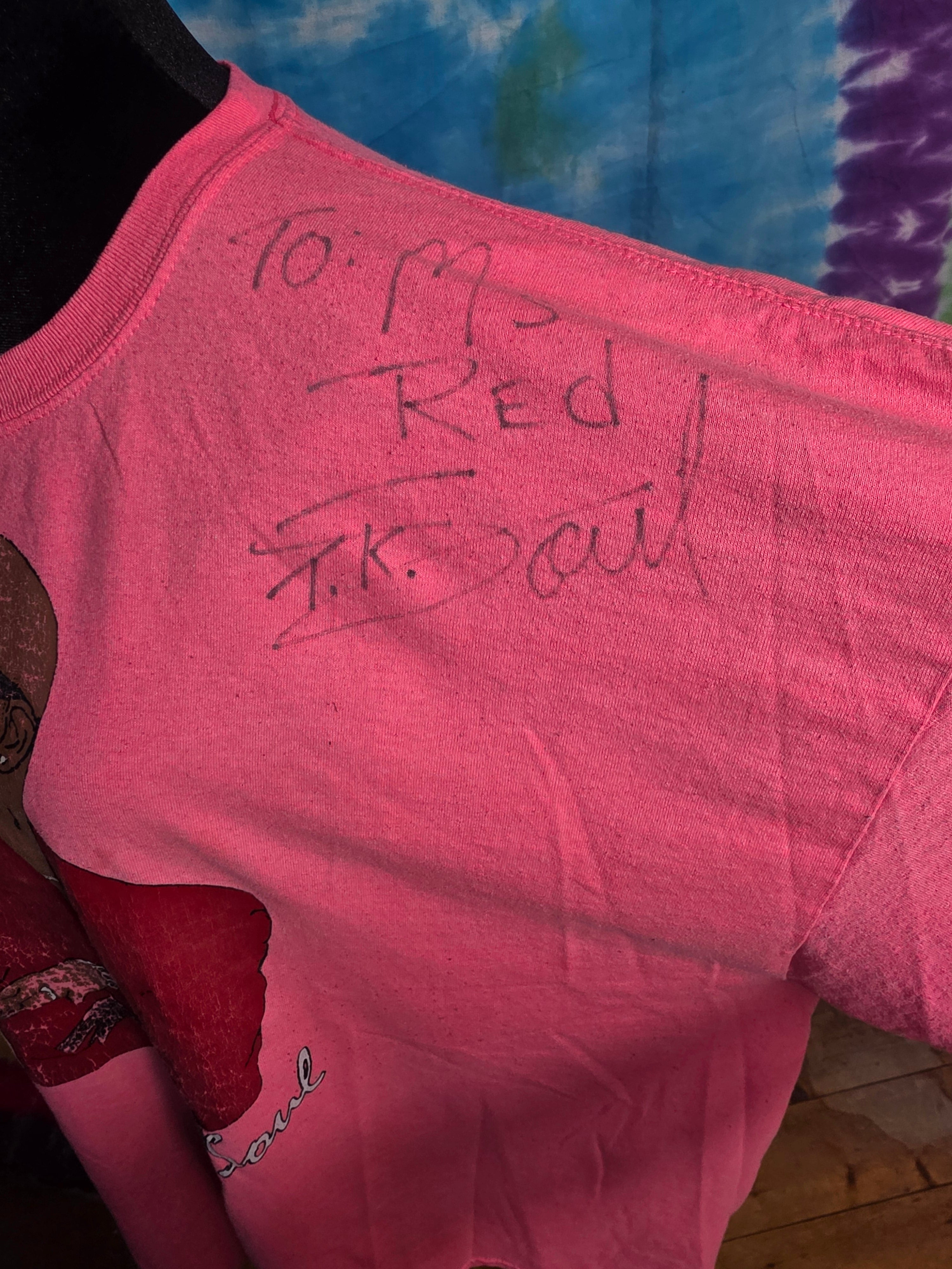 Autographed TK Soul Pink Graphic Tee Shirt 3XL Southern Soul