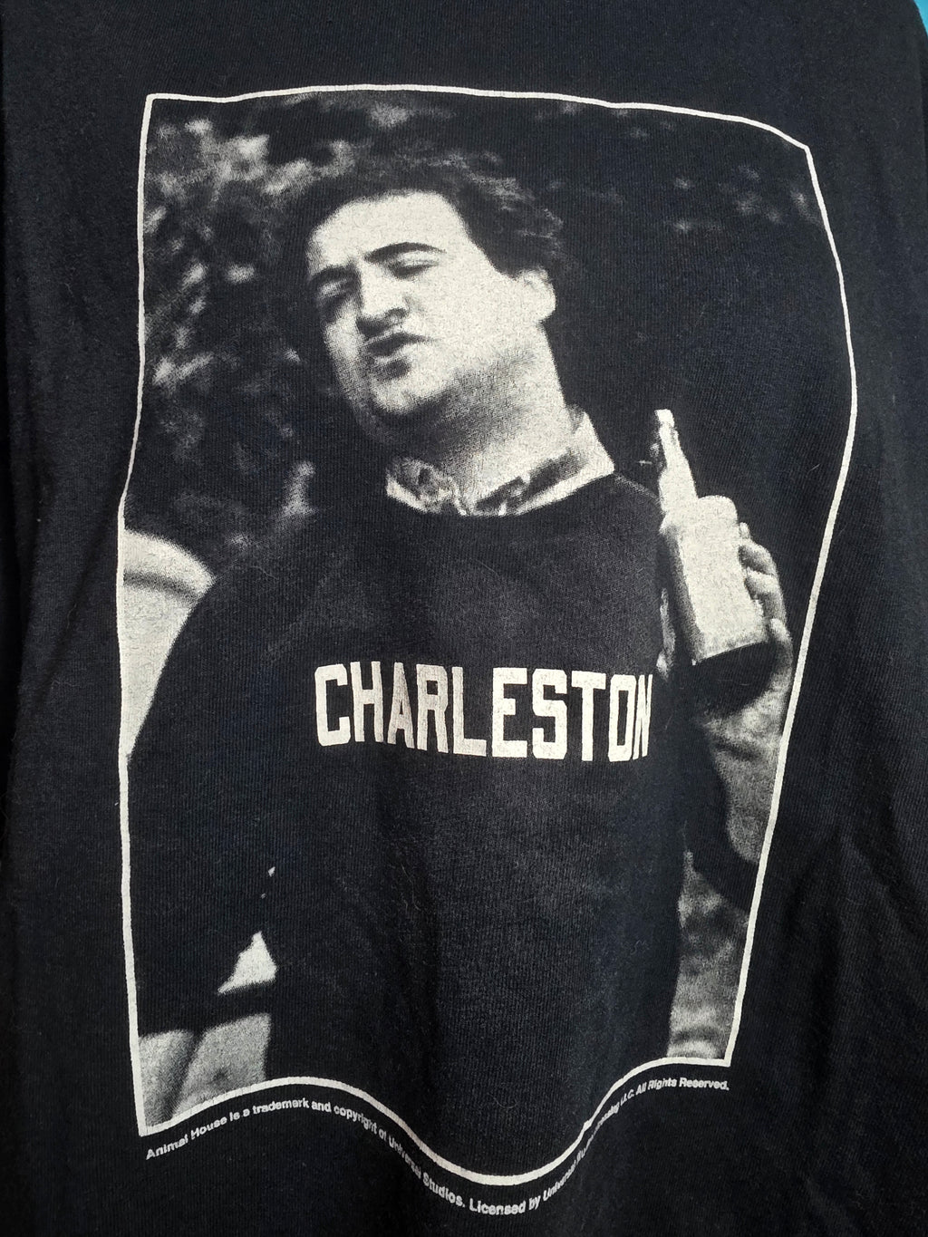 Animal House Bluto Charleston Shirt XL John Belushi Gildan Black