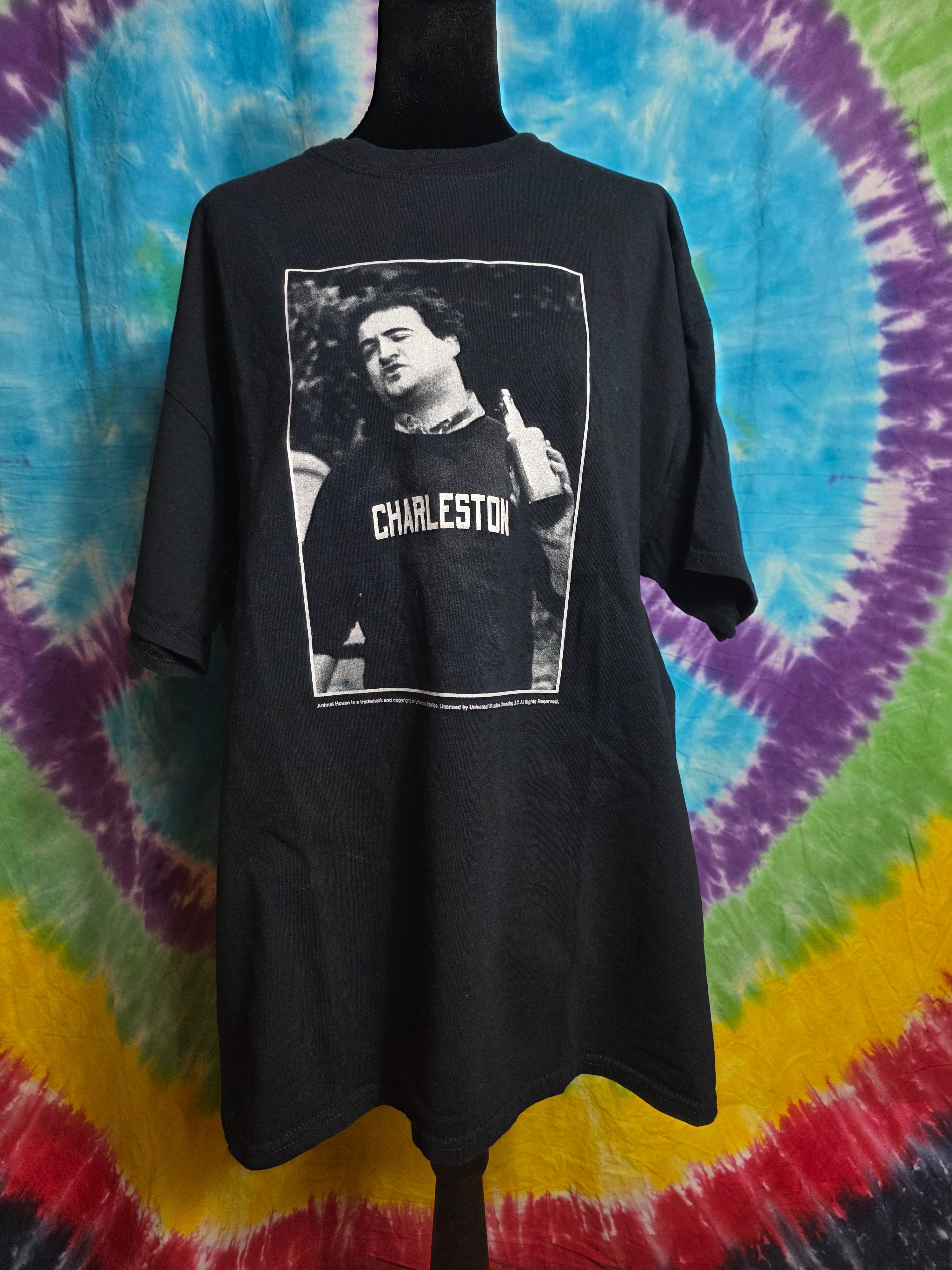 Animal House Bluto Charleston Shirt XL John Belushi Gildan Black