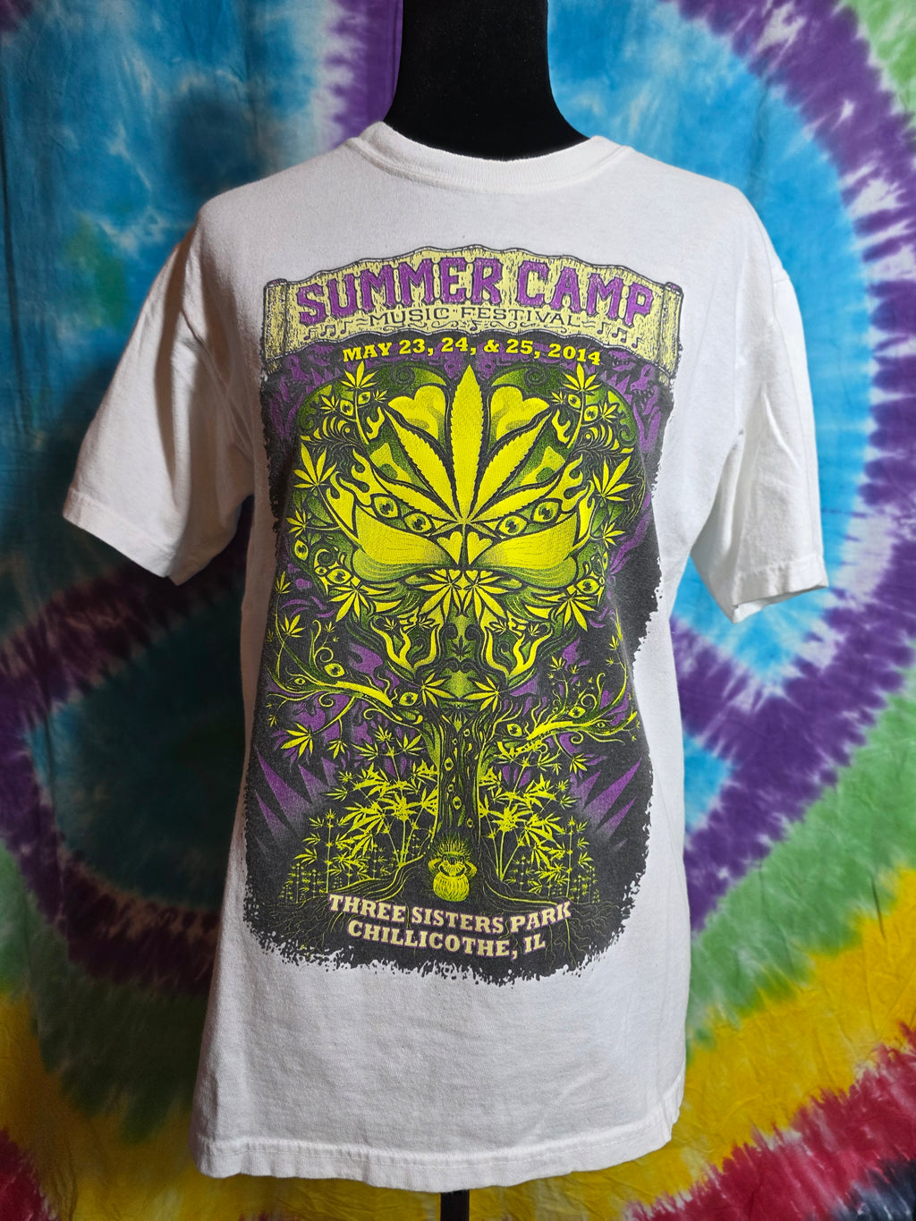 2014 Summer Camp Music Festival Shirt Size L Moe Primus Umphreys