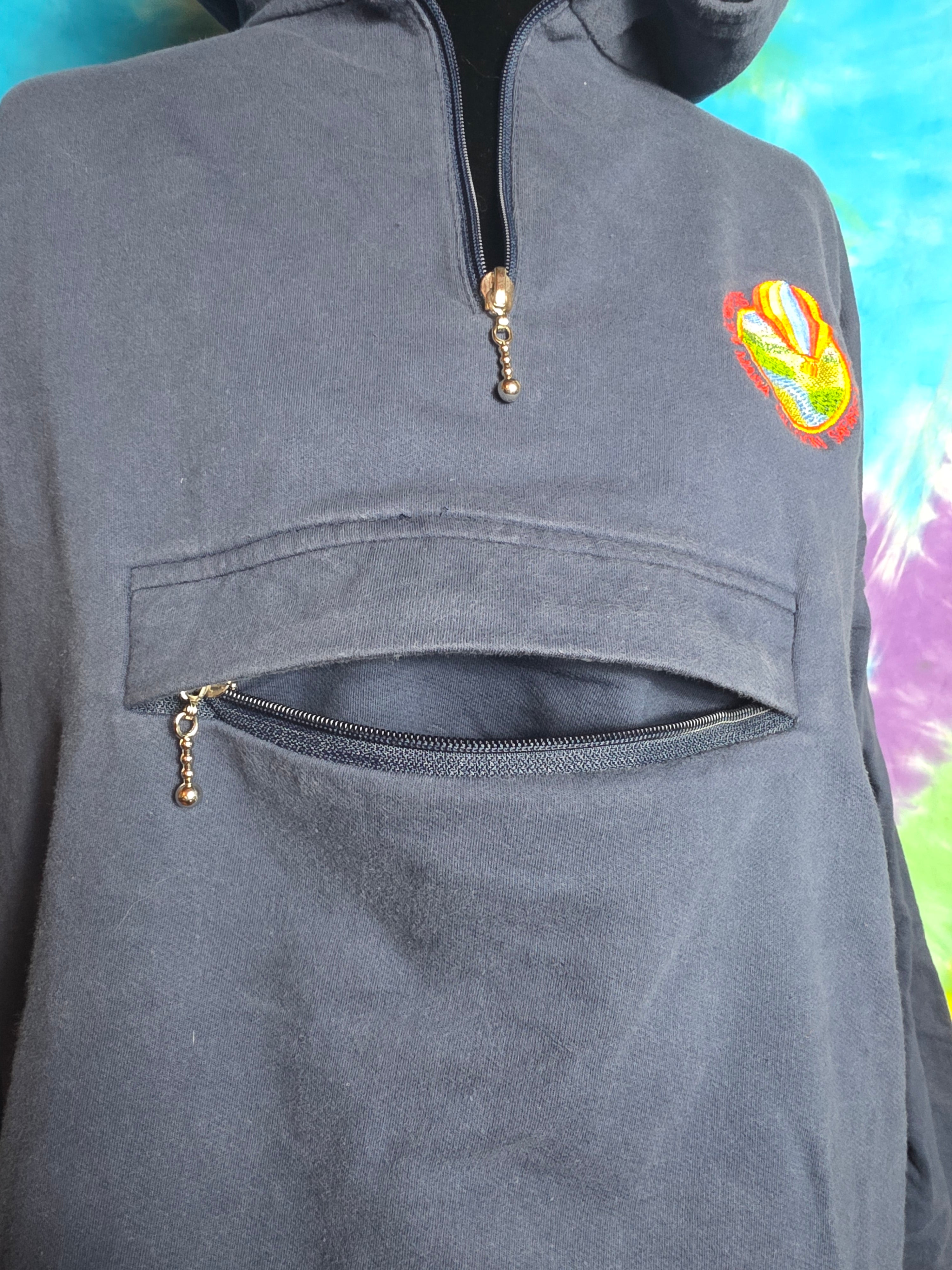 Vintage One Way Kenya Governors Camp Balloon Safari Hoodie Free Size