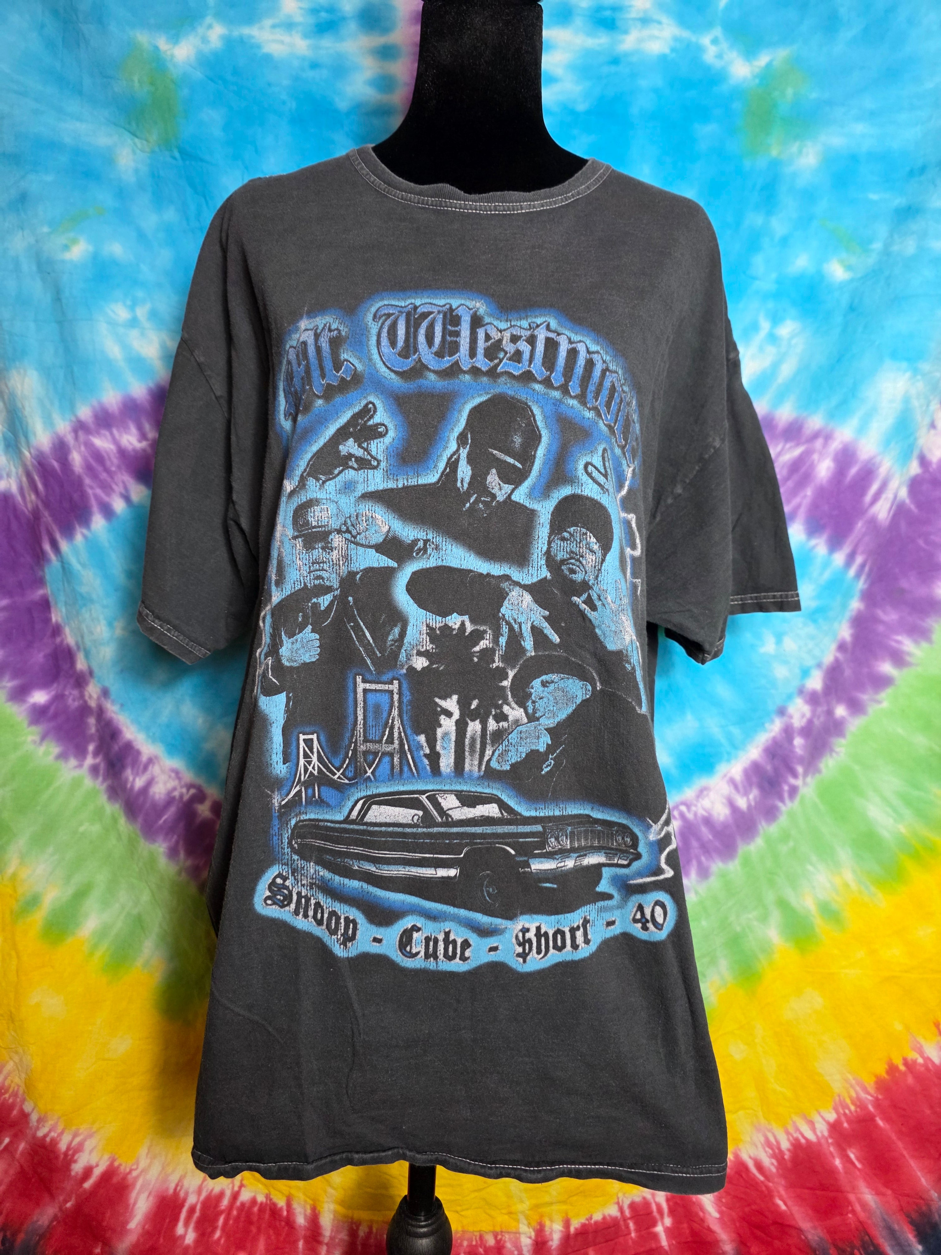 Mount Westmore Shirt L/XL Snoop Dogg Ice Cube E-40 Too $hort