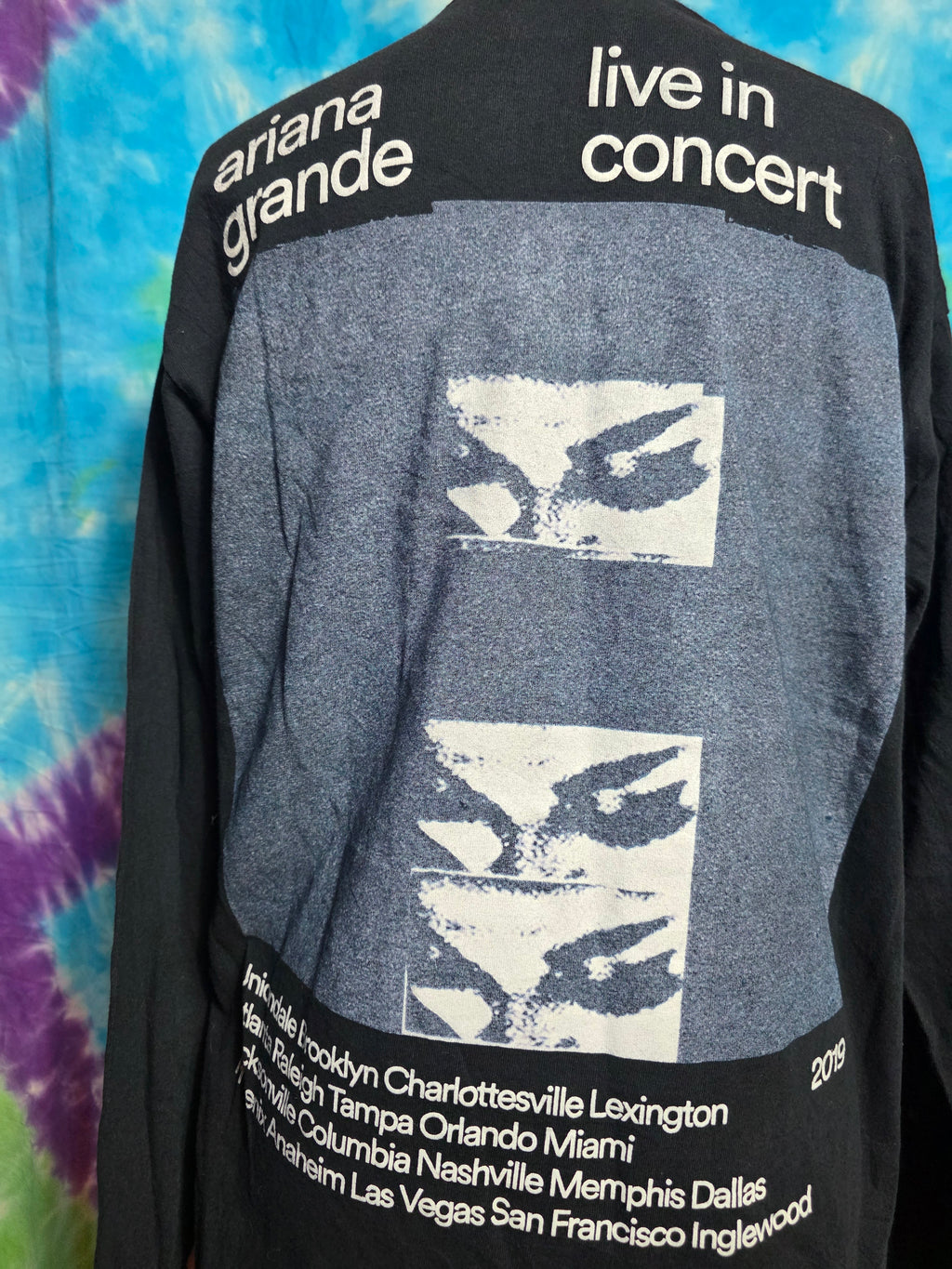 Ariana Grande 2019 Sweetener Tour Long Sleeve M Black