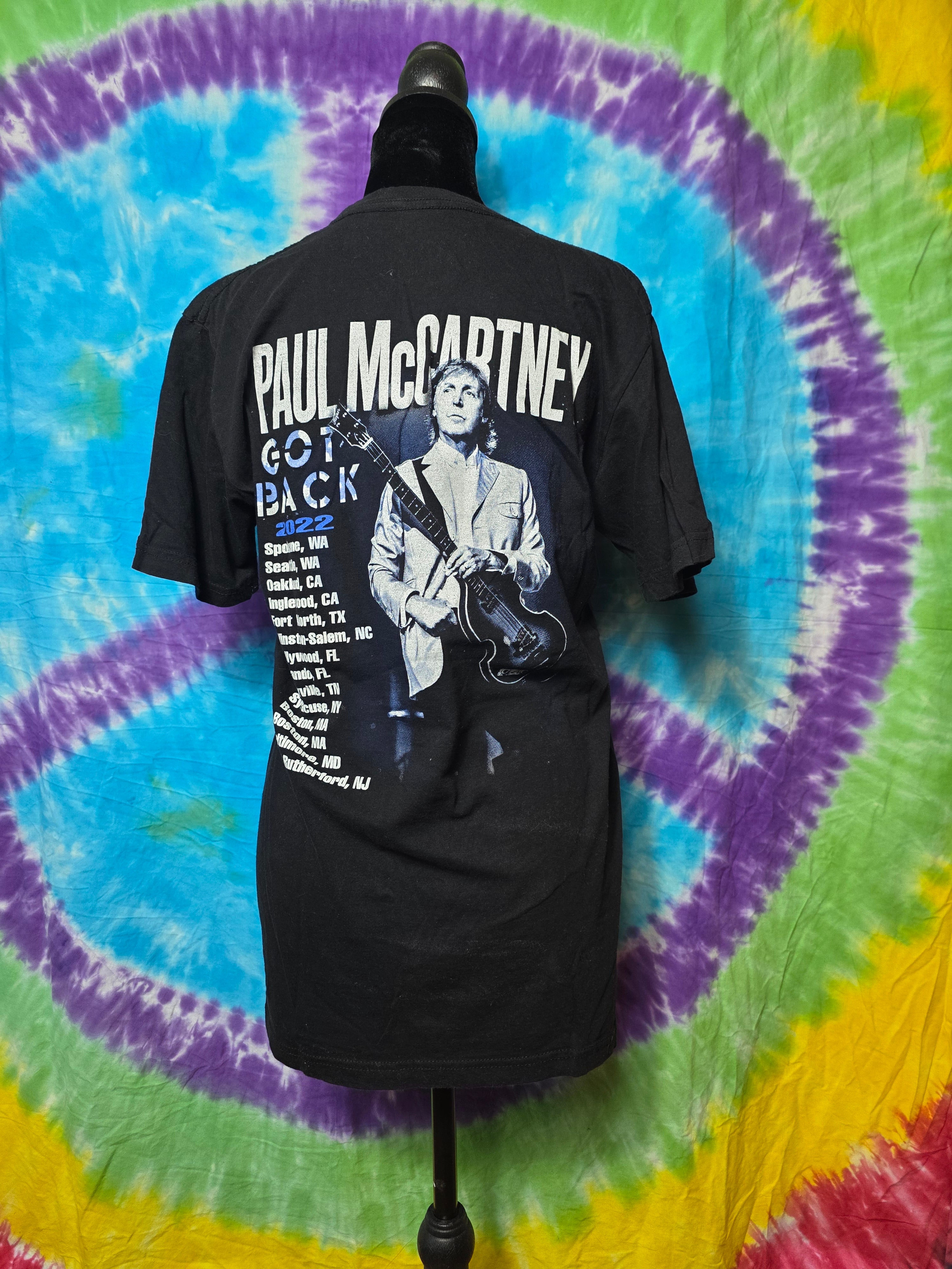 Paul McCartney 2022 Got Back Tour Concert T-Shirt M