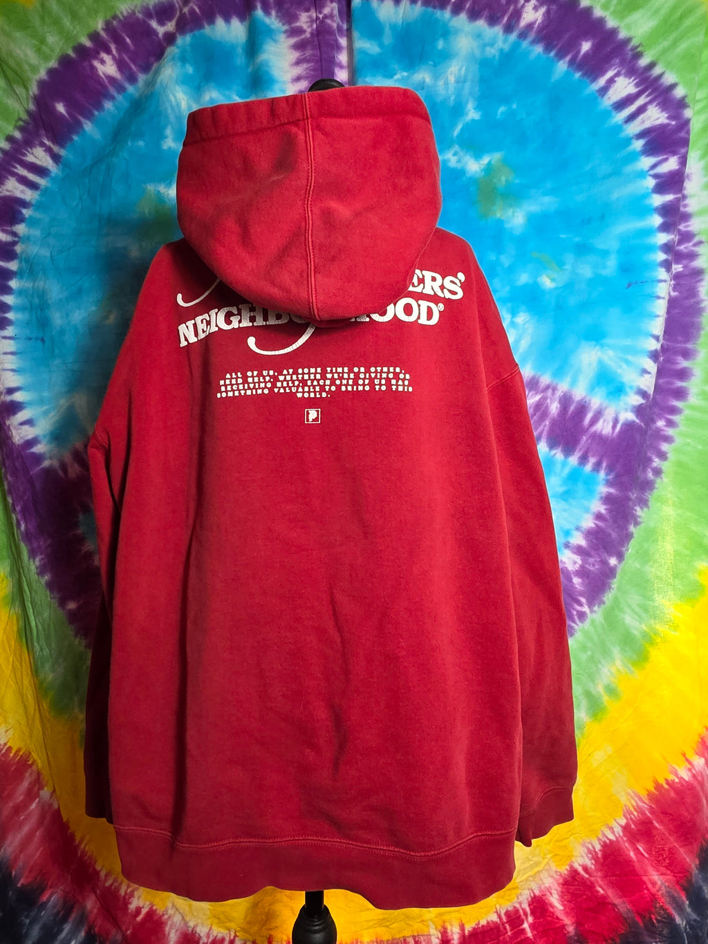 Primitive Skateboarding Mister Rogers Hoodie Red XL