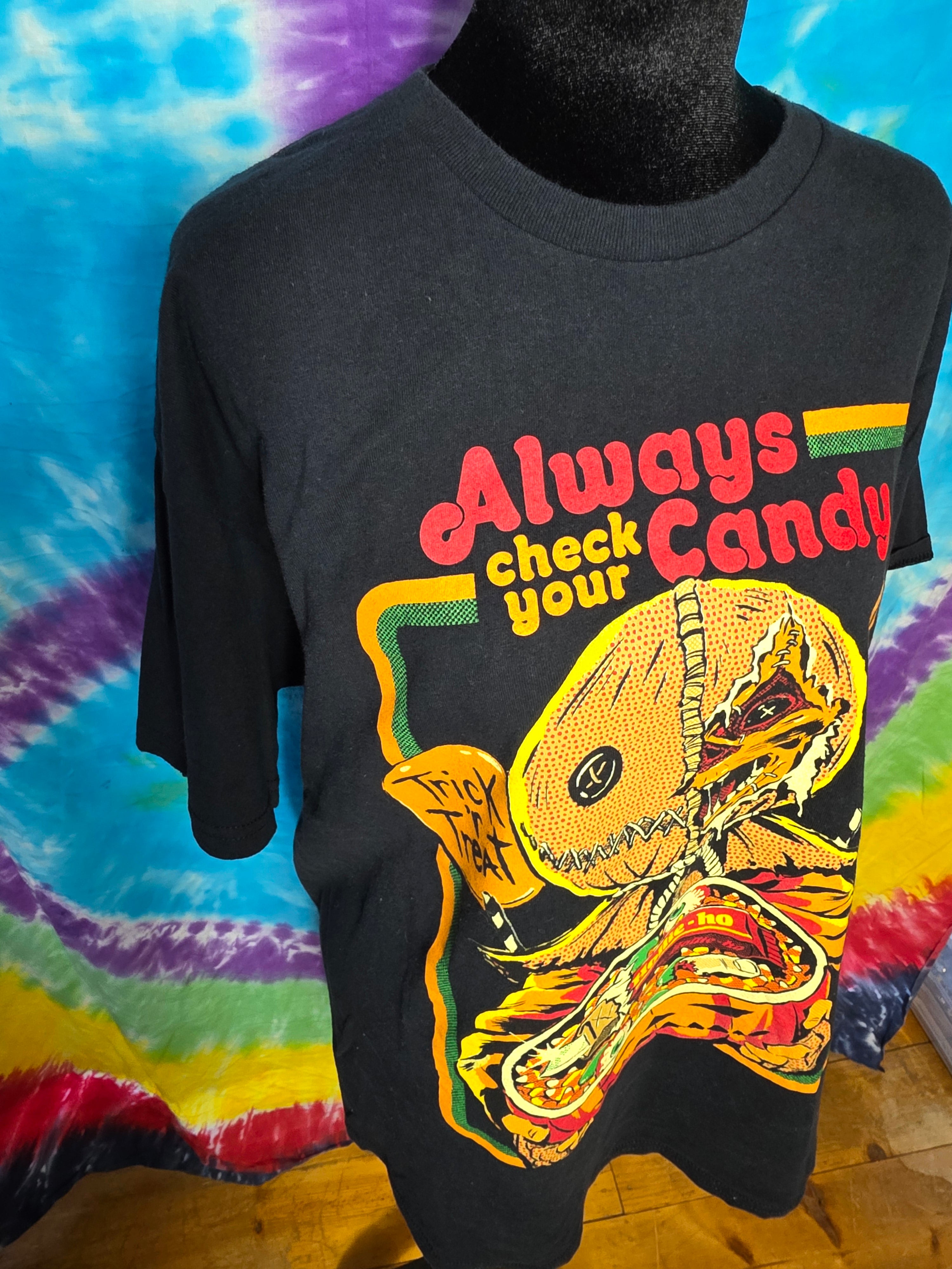 Trick r Treat Sam Halloween Shirt XL Spencers Graphic