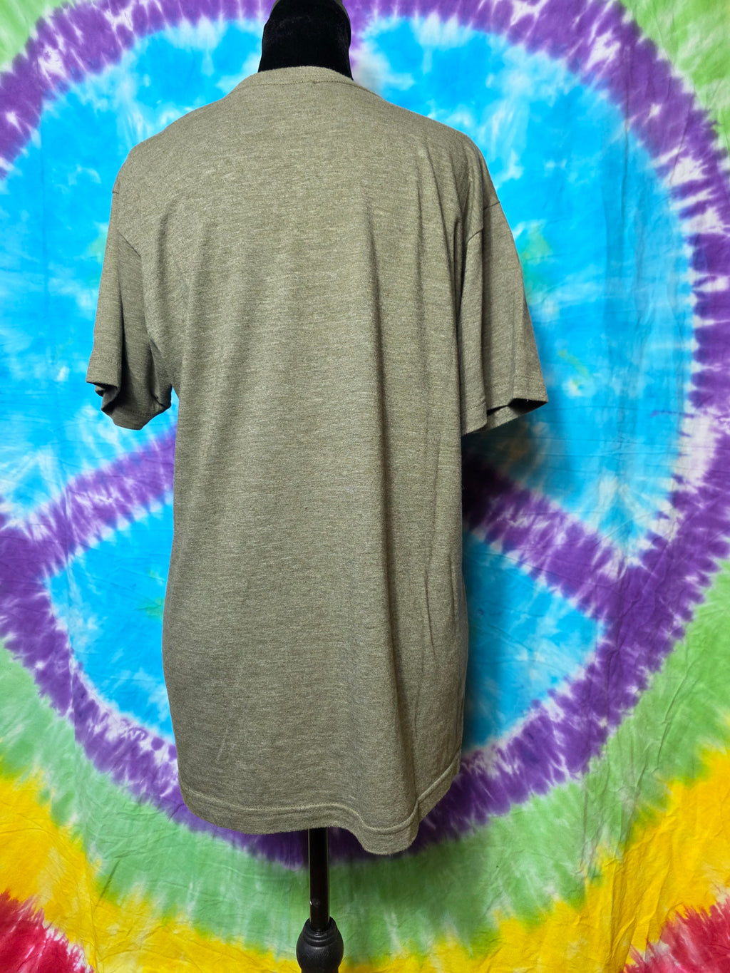 Vintage Magic School Bus Graphic T-Shirt Army Green Large