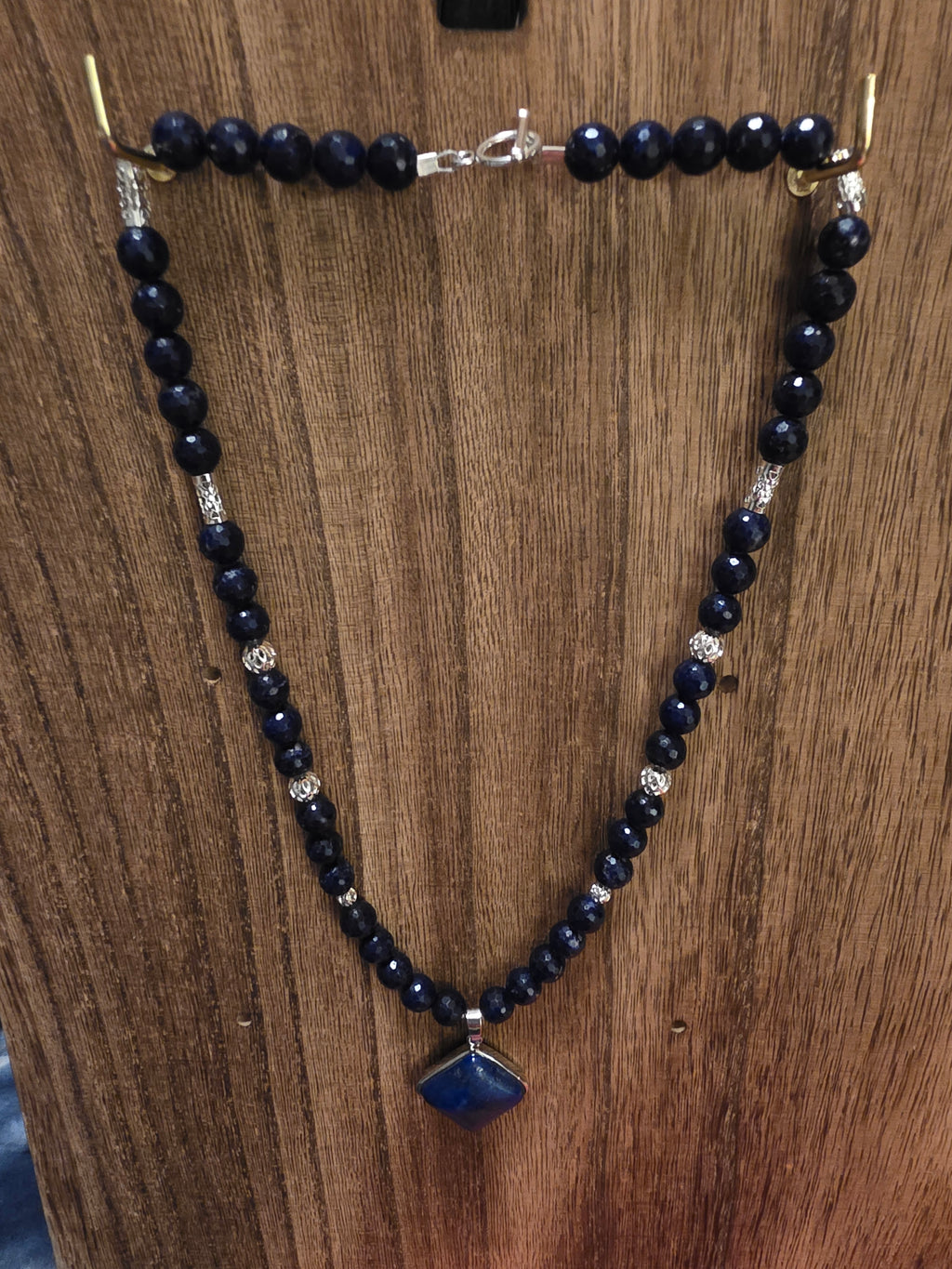 18" Natural Lapis Lazuli Necklace