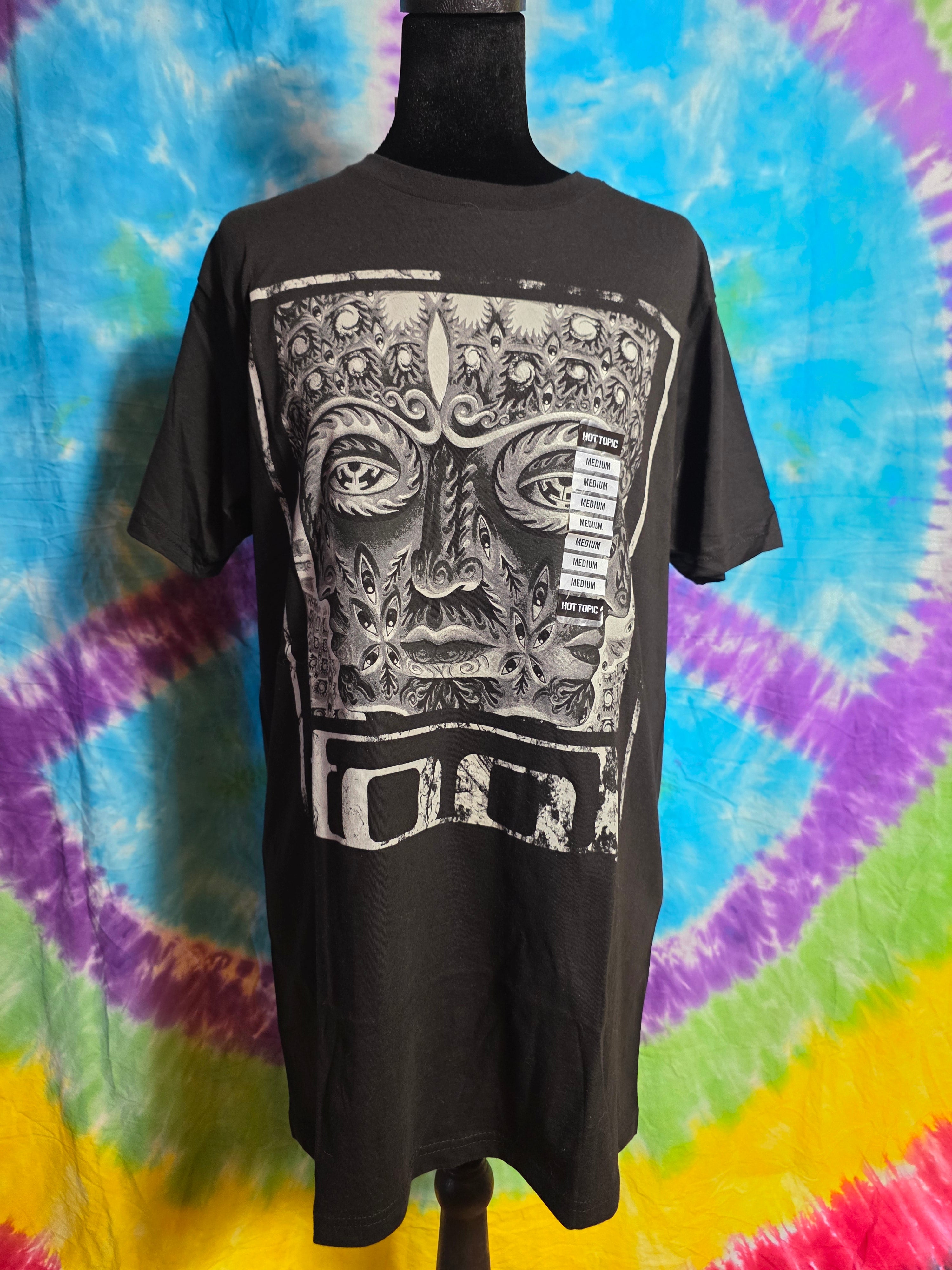 NWT Tool 10,000 Days Face Band Shirt Size M Black Hot Topic