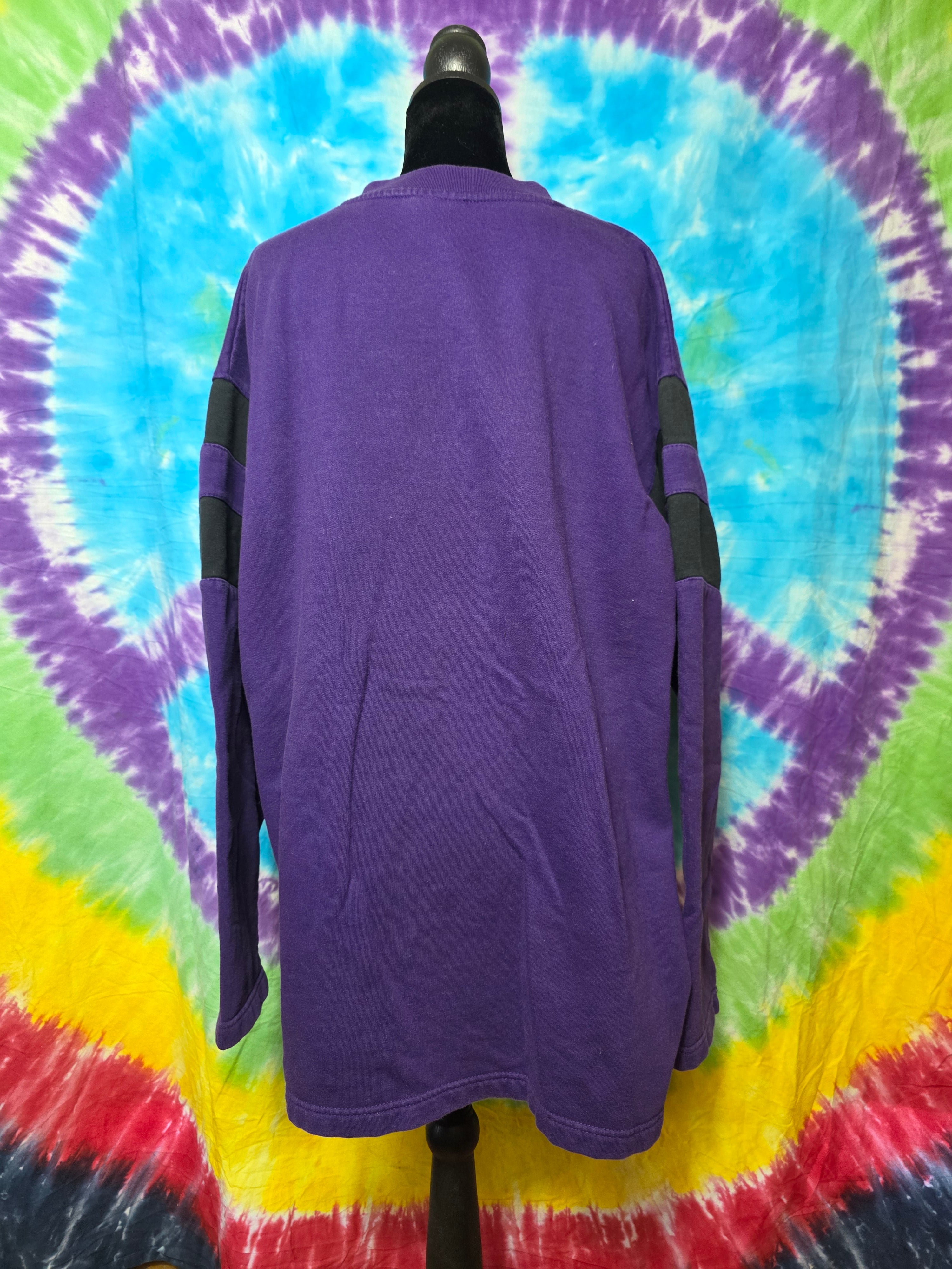 Vintage NFL Team Apparel Baltimore Ravens Purple Sweatshirt XL
