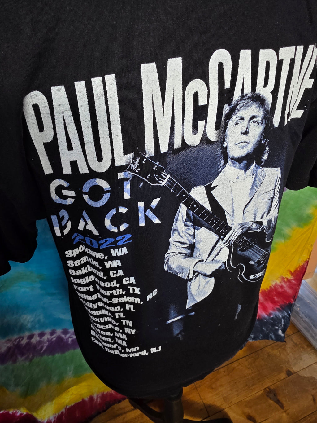 Paul McCartney 2022 Got Back Tour Concert T-Shirt M